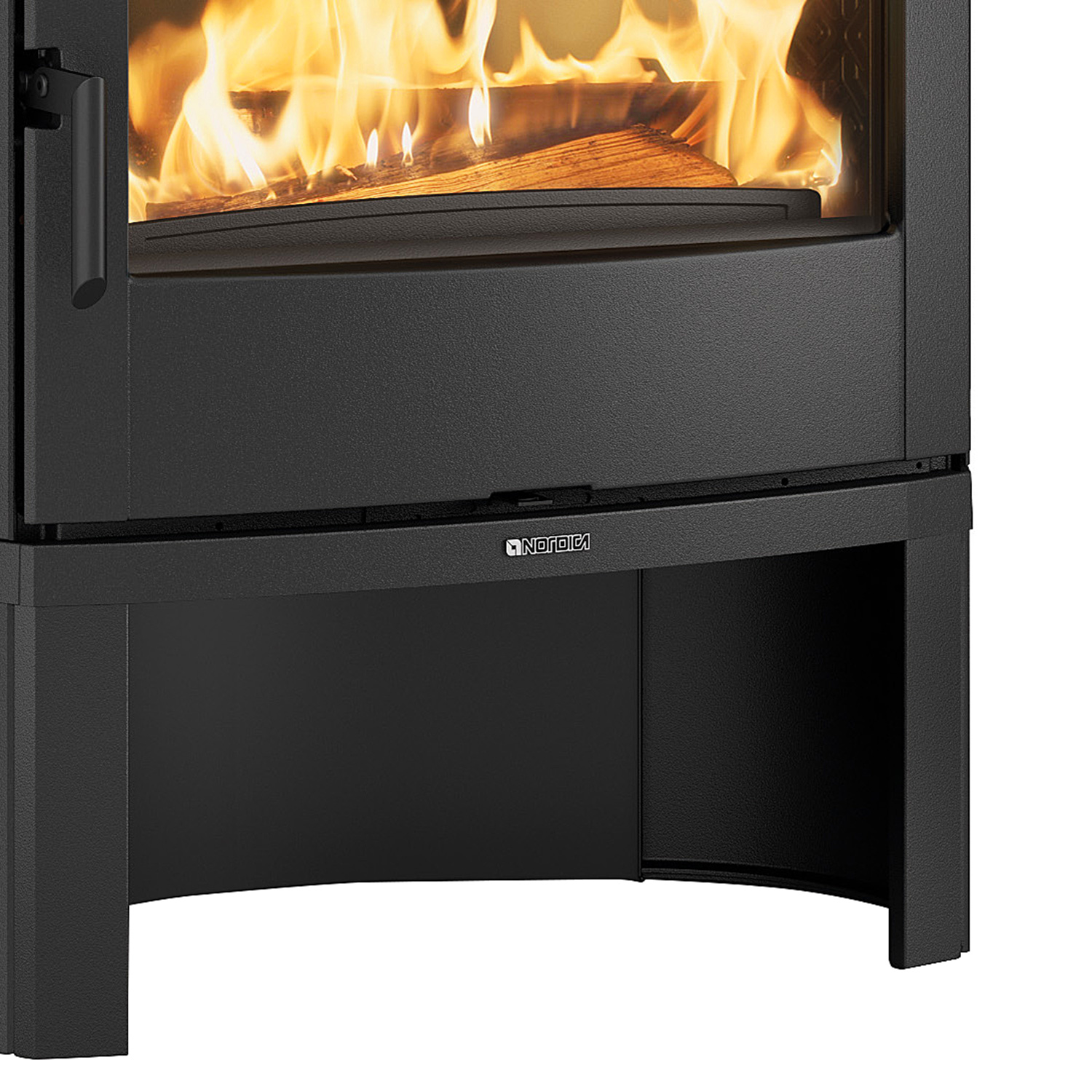 La Nordica Jennifer 2.0 Poêle à bois en fonte noire La Nordica Jennifer 2.0 Poêle à bois en fonte noire