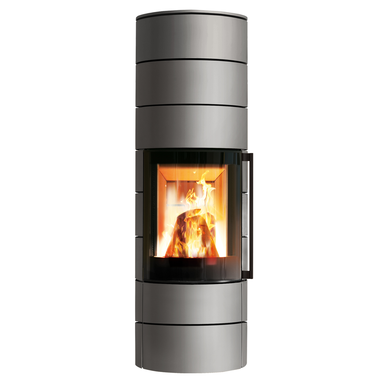 Spartherm ambiente a4 poêle à bois en acier titane RLU