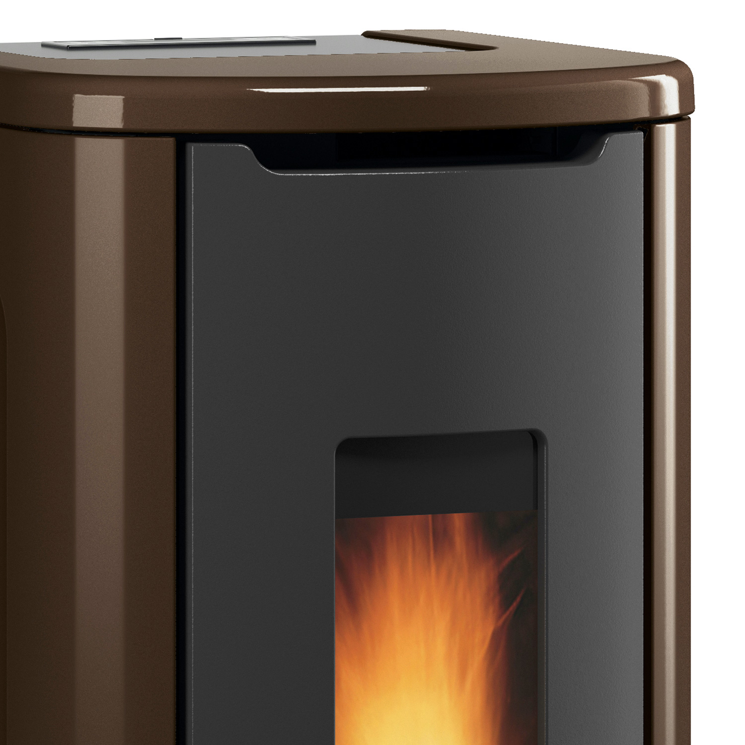 Extraflame Evolution Line Rosanna Idro Poêle à granulés bouilleur Acier Bronze