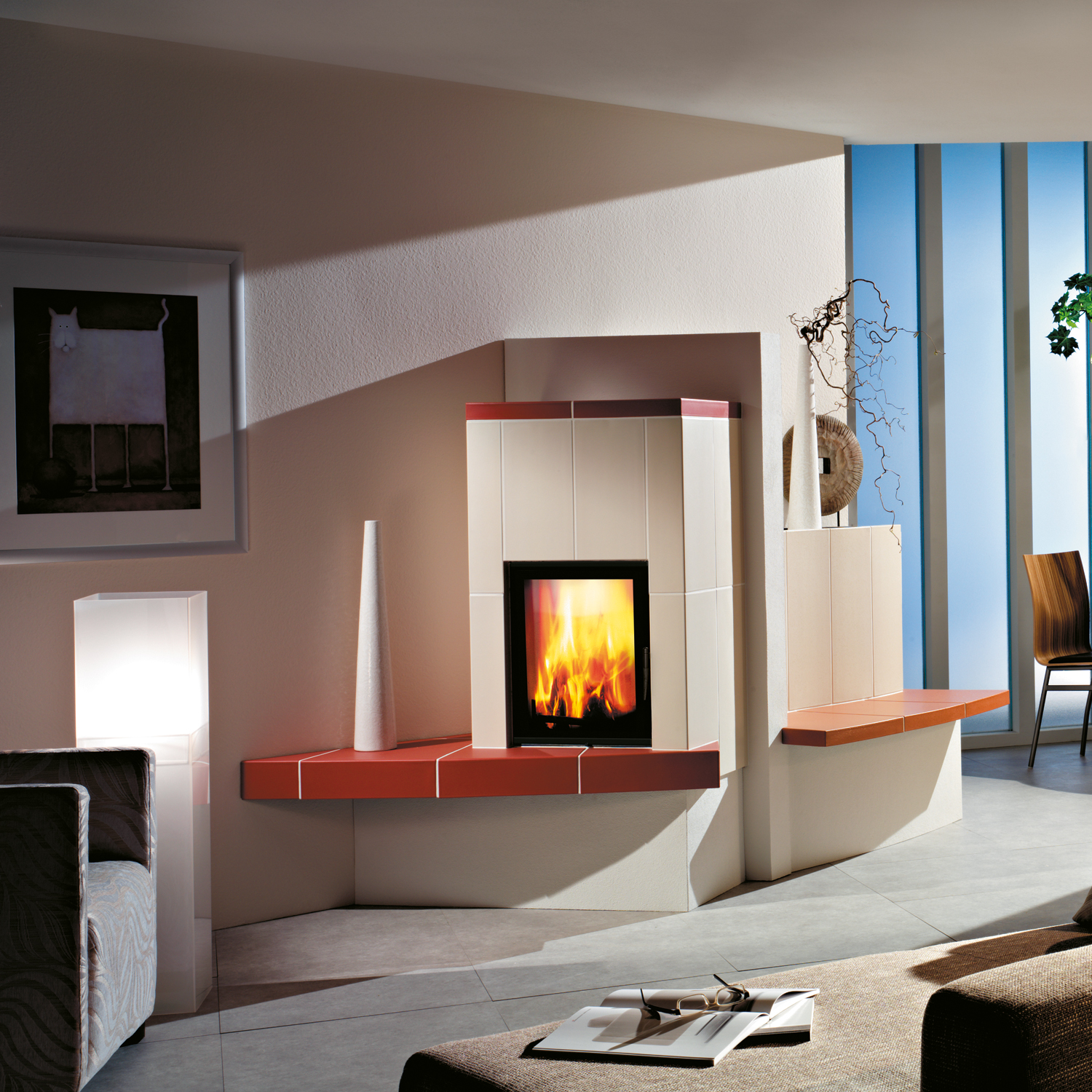 Spartherm Mini Z1-4S RLU insert de cheminée 7 kW 51 cm à gauche