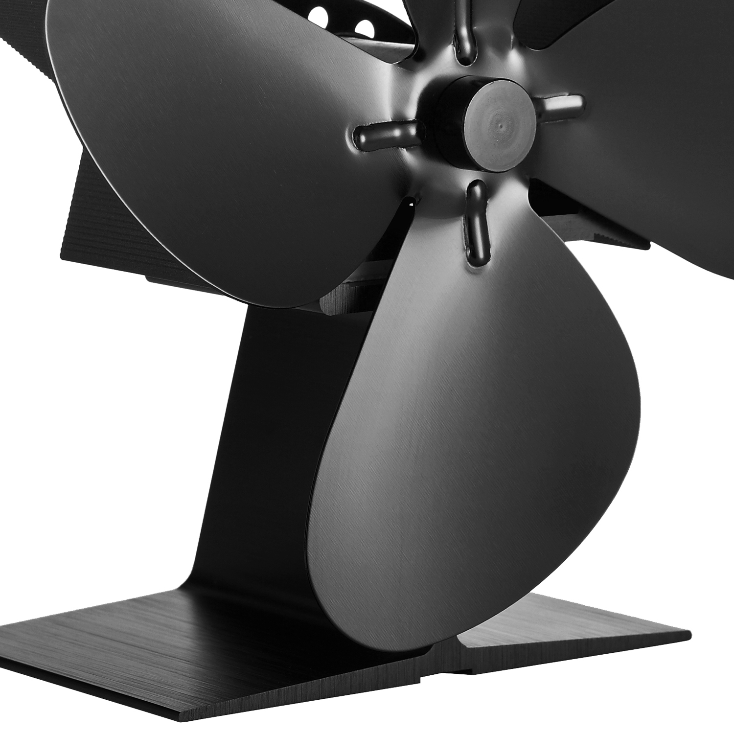 Ventilateur de cheminée Raik, ventilateur de poêle, ventilateur silencieux et sans électricité pour cheminées, avec 4 pales.