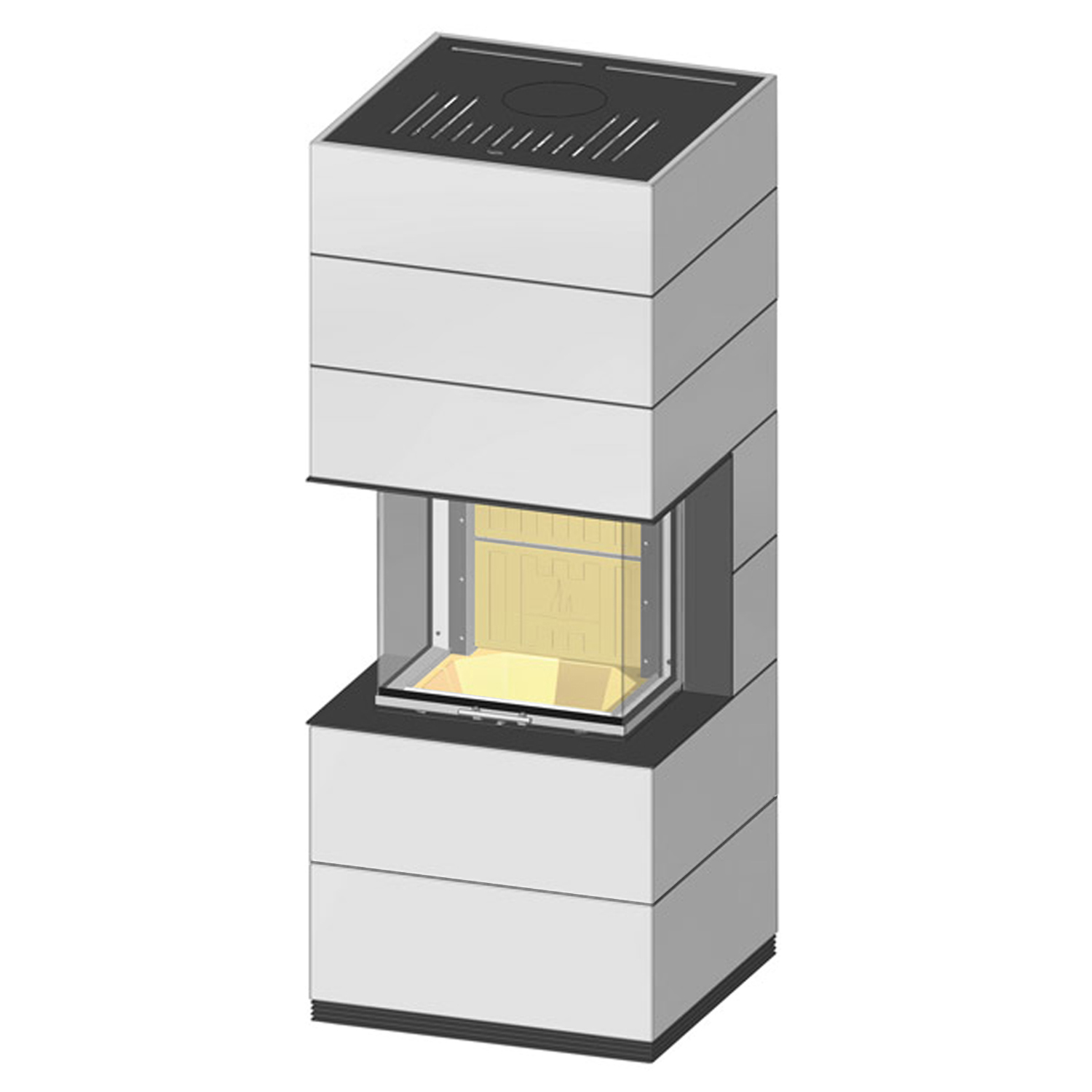 Kit de cheminée Spartherm SIM 2/3/Arte 3RL-60h-4S Nature