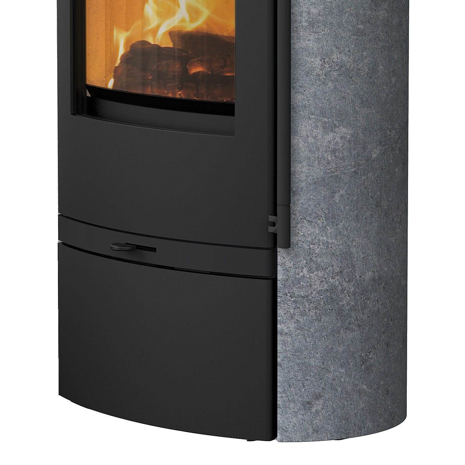 Lotus Jubilee 25 poêle à bois acier noir / pierre ollaire, DIBt