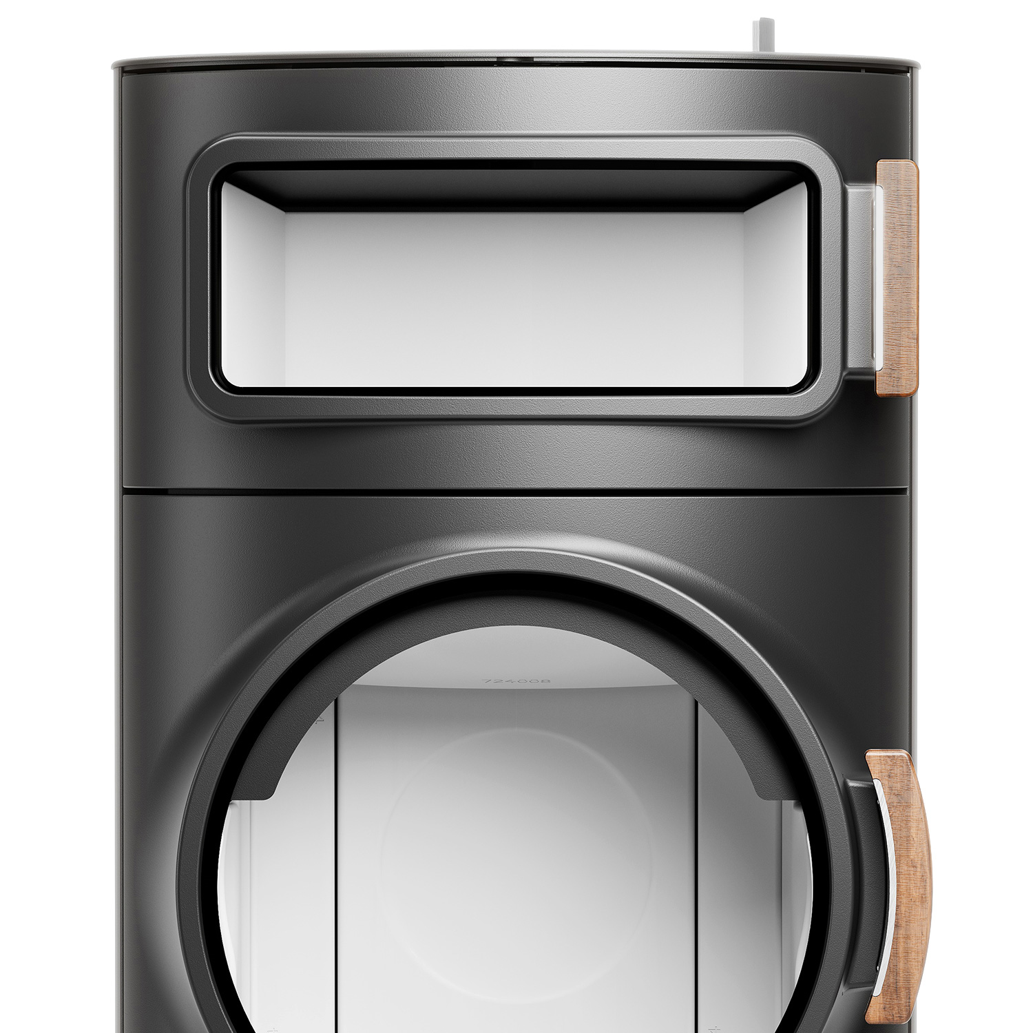 Austroflamm Clou Xtra Back Poêle à bois Acier Noir + 1 m³ de bois de chauffage gratuit