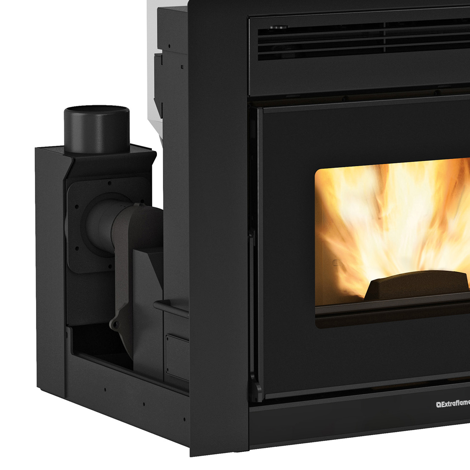 poêle à granulés bouilleur