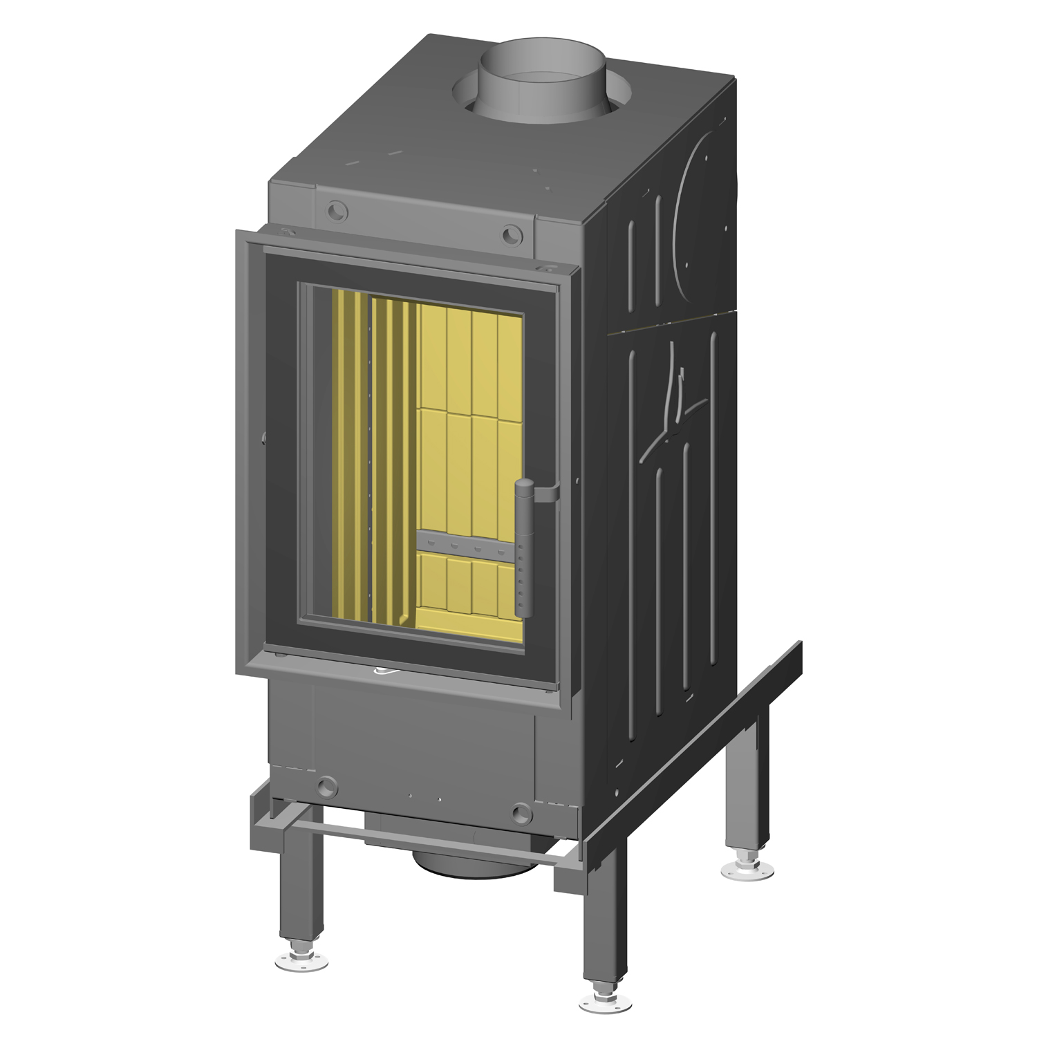 Spartherm Renova B-Air insert de cheminée 51 cm à gauche
