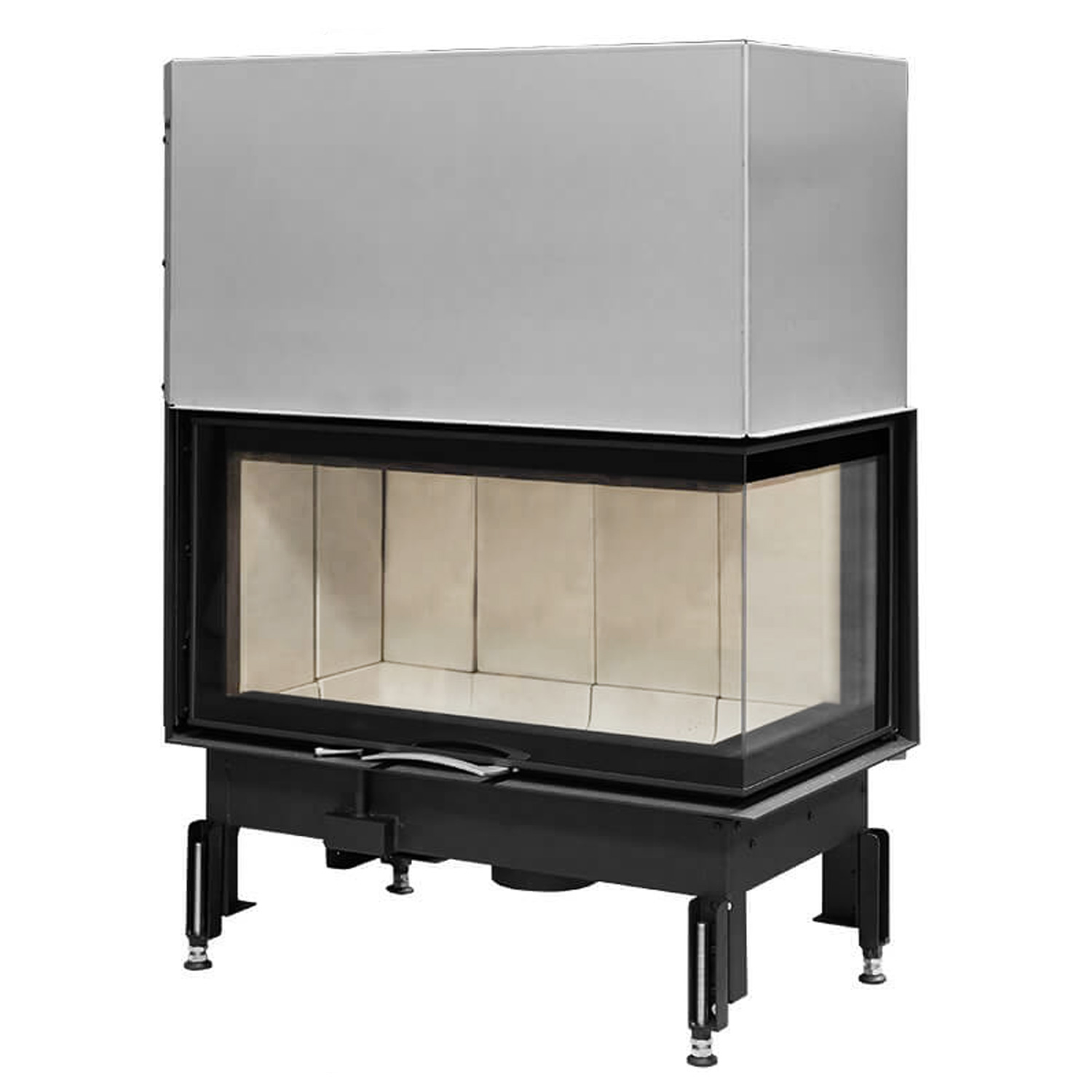 Austroflamm 89x49x45 S 2.0 Insert de cheminée angle droit