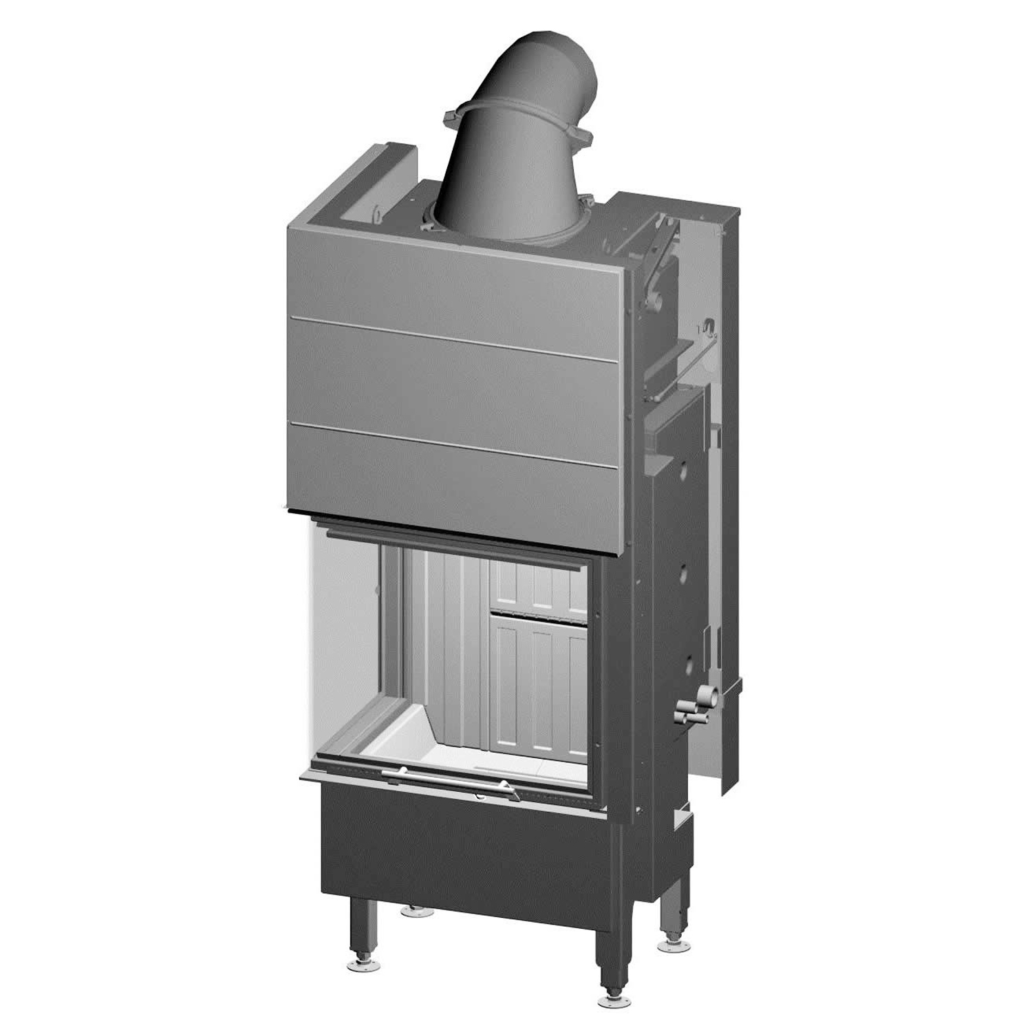 Spartherm Varia 2L-55h RLU insert de cheminée d'angle Spartherm Varia 2L-55h RLU insert de cheminée d'angle