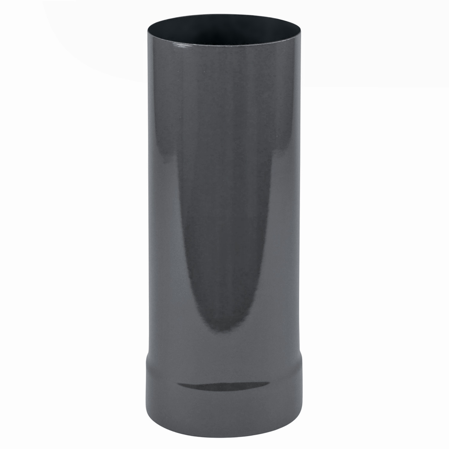 Tube de poêle / Conduit de fumée émaillé 150 mm - Tube télescopique gris