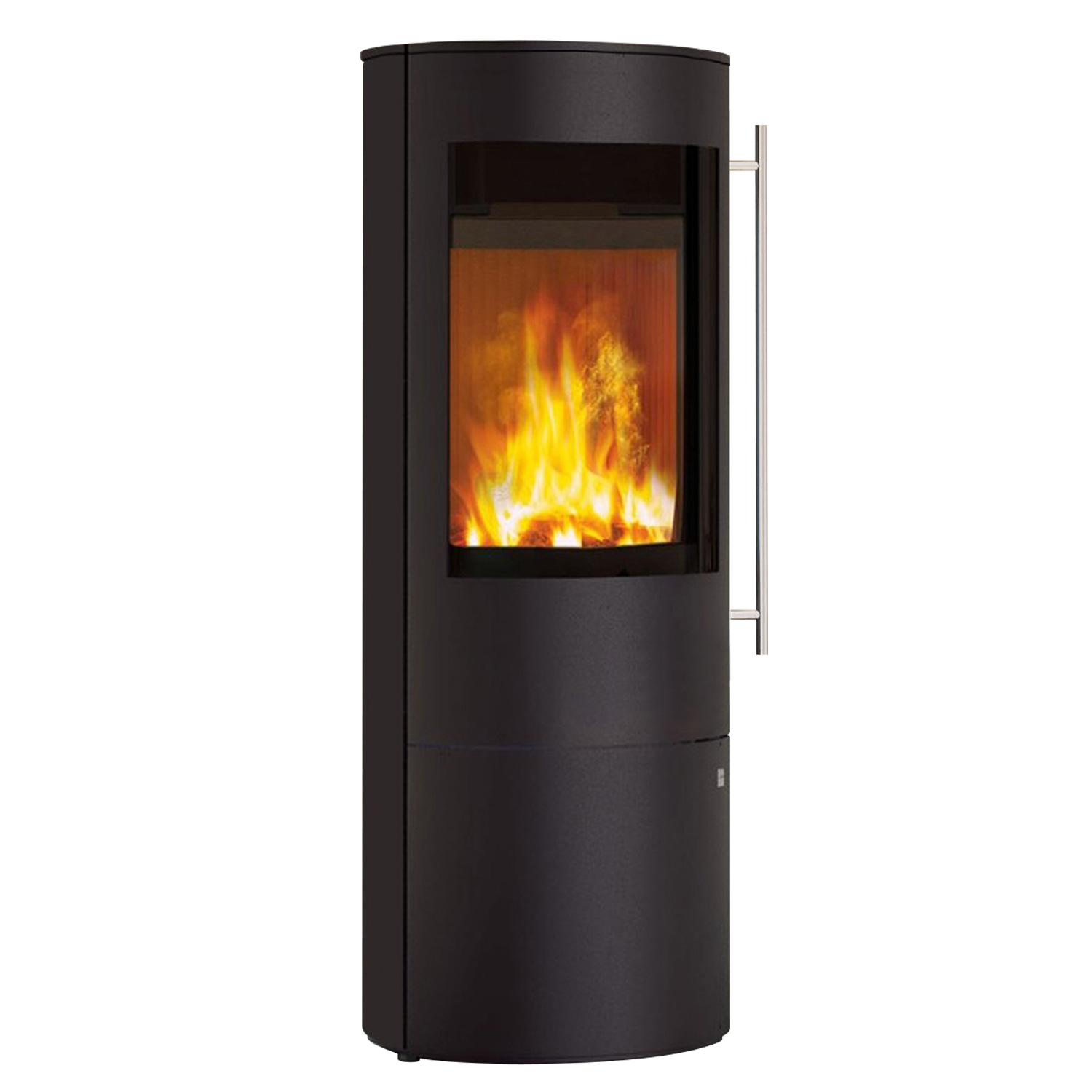 Poêle à bois Olsberg Tacora Compact en acier noir avec poignée en barre