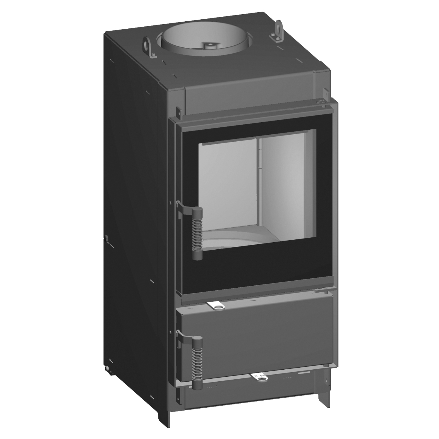 Spartherm Renova Cs-42 insert de cheminée droit