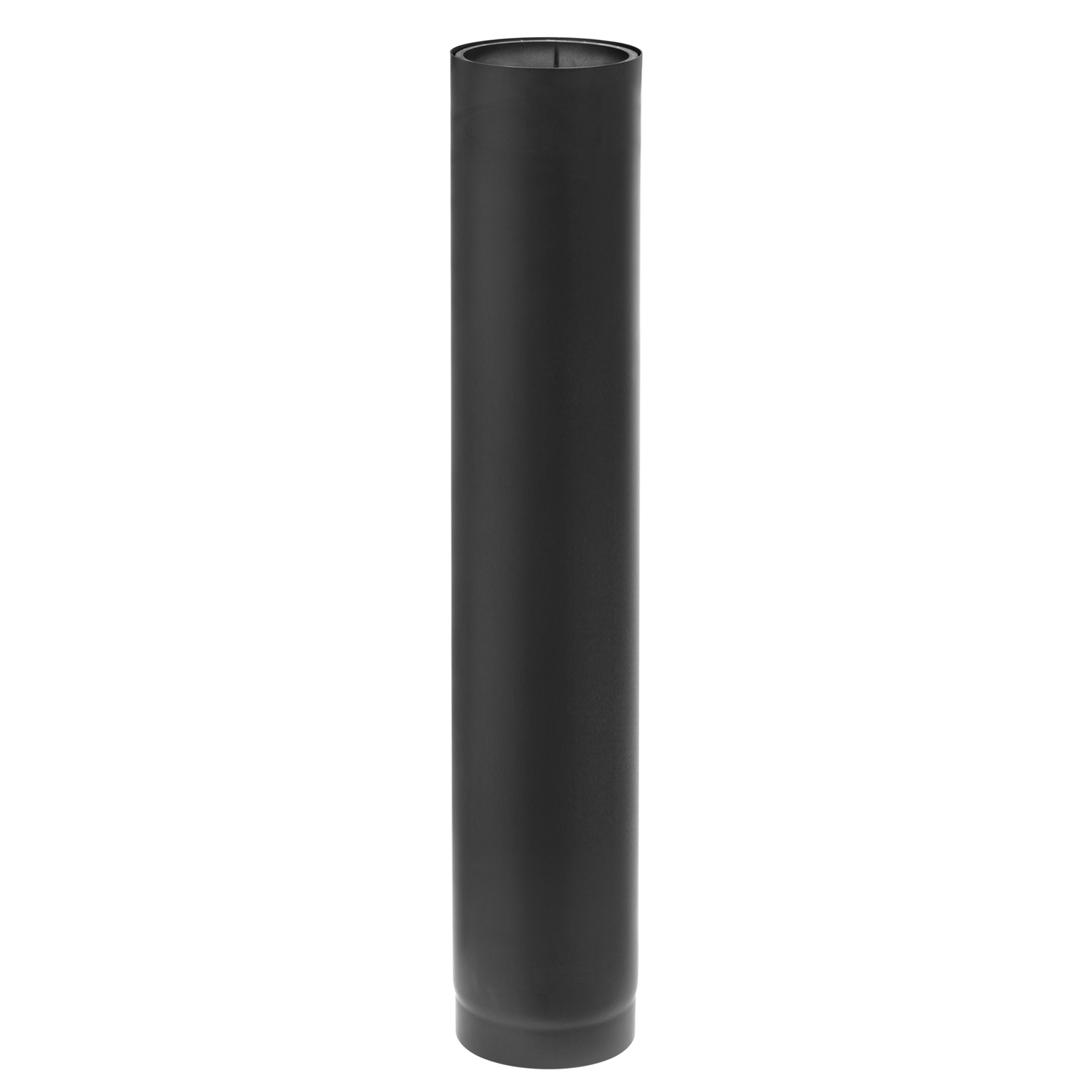 Raik Izoker élément de longueur 150mm noir double paroi L: 1000mm pour tuyau de fumée / conduit de fumée