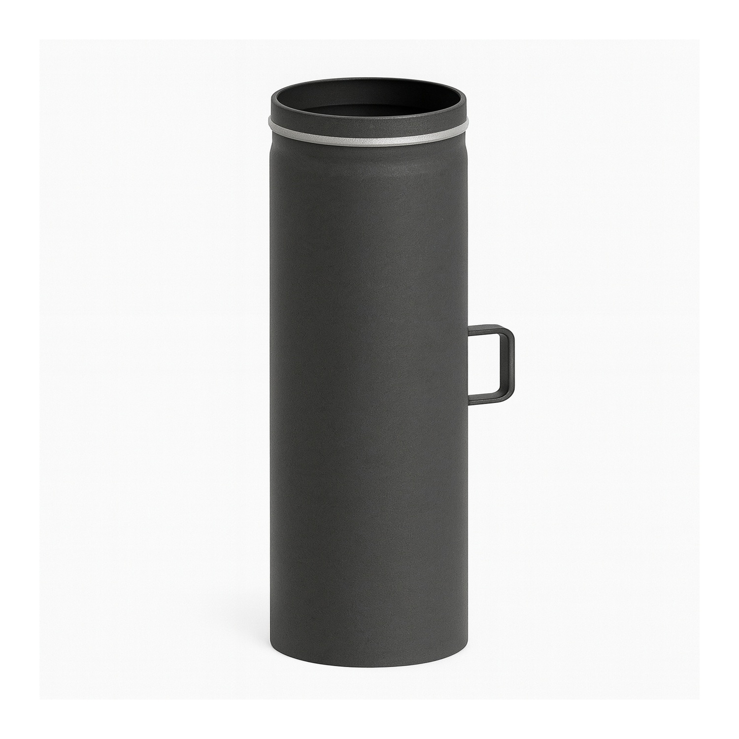 Raik tuyau LS diamètre 150x500x2,00mm rétreint avec modérateur de tirage gris