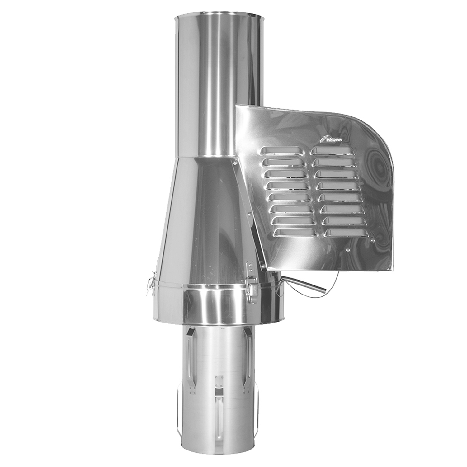 Ventilateur de fumée GCK150 avec insertion prolongée + régulateur 12 niveaux en saillie.
