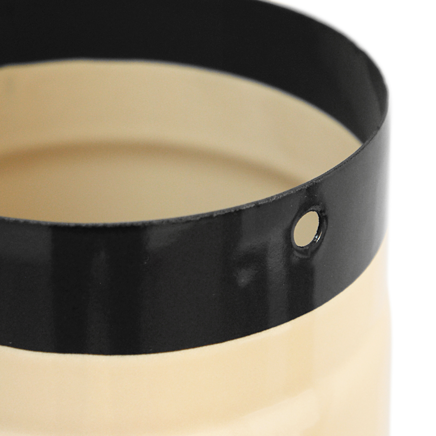Tuyau de fumée / Tuyau de poêle émaillé 150mm - 250mm Ivoire