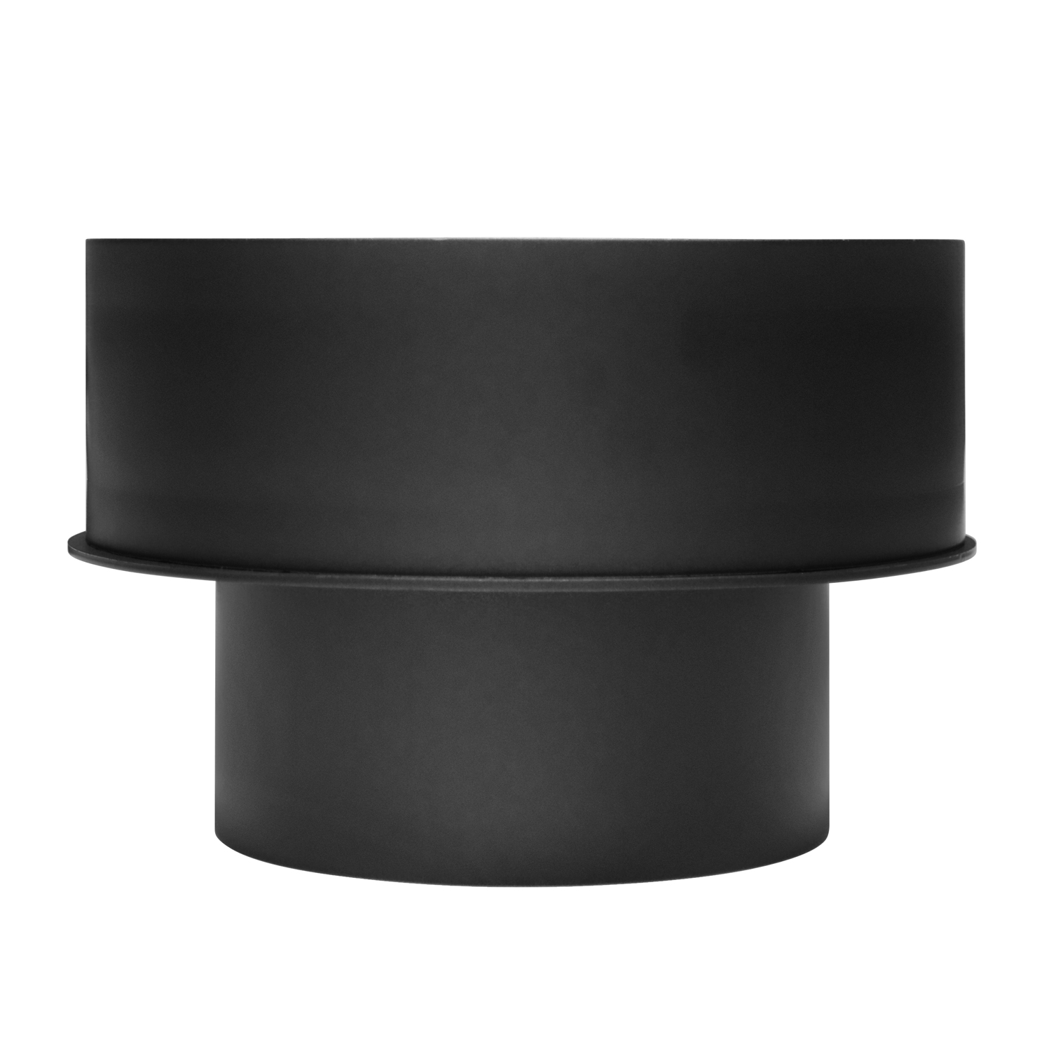 Raik Basic rallonge 120mm - 180mm noir droit pour tuyau de fumée / conduit de fumée