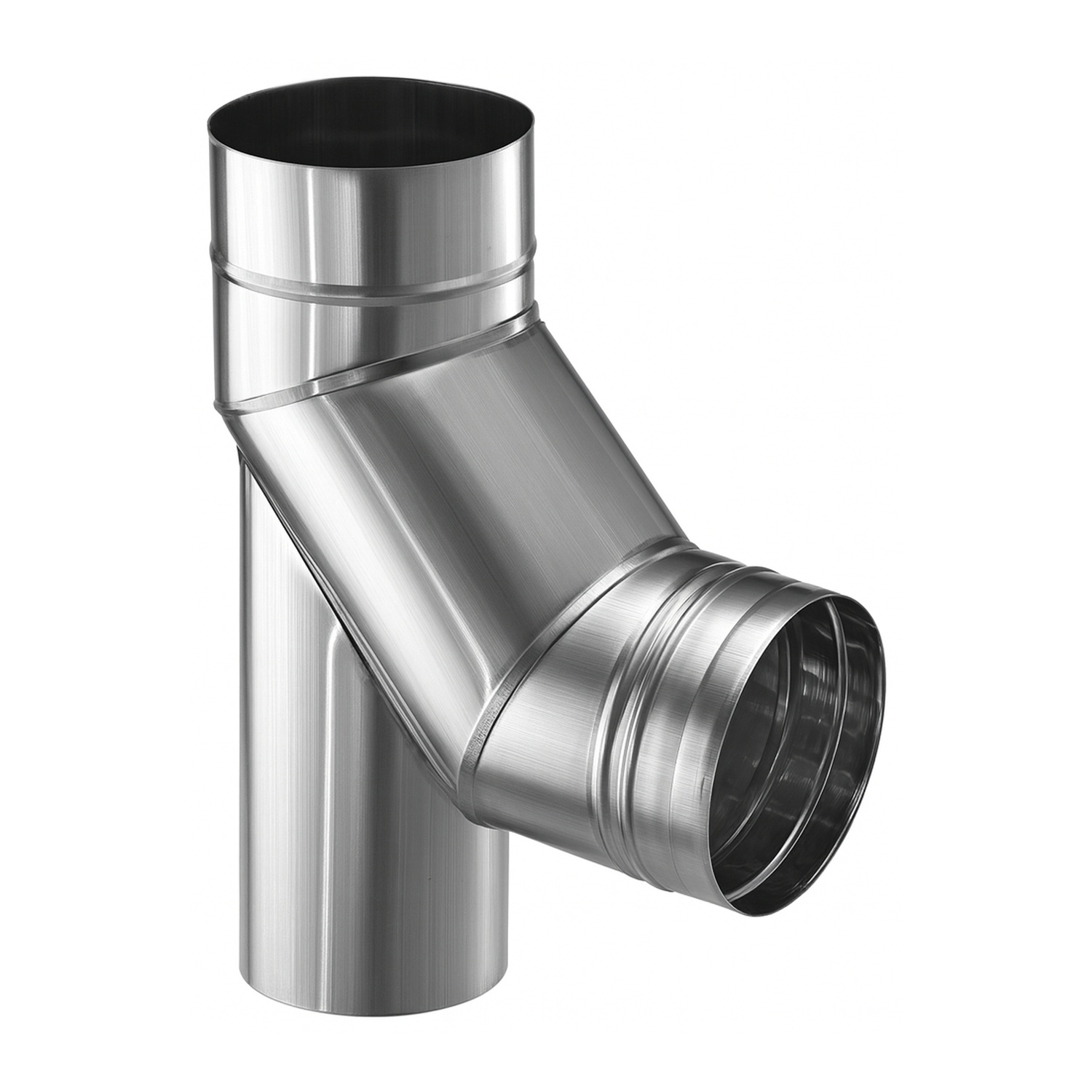 Schiedel PRIMA PLUS coude 85° Ø113 mm avec pied de support simple paroi mat