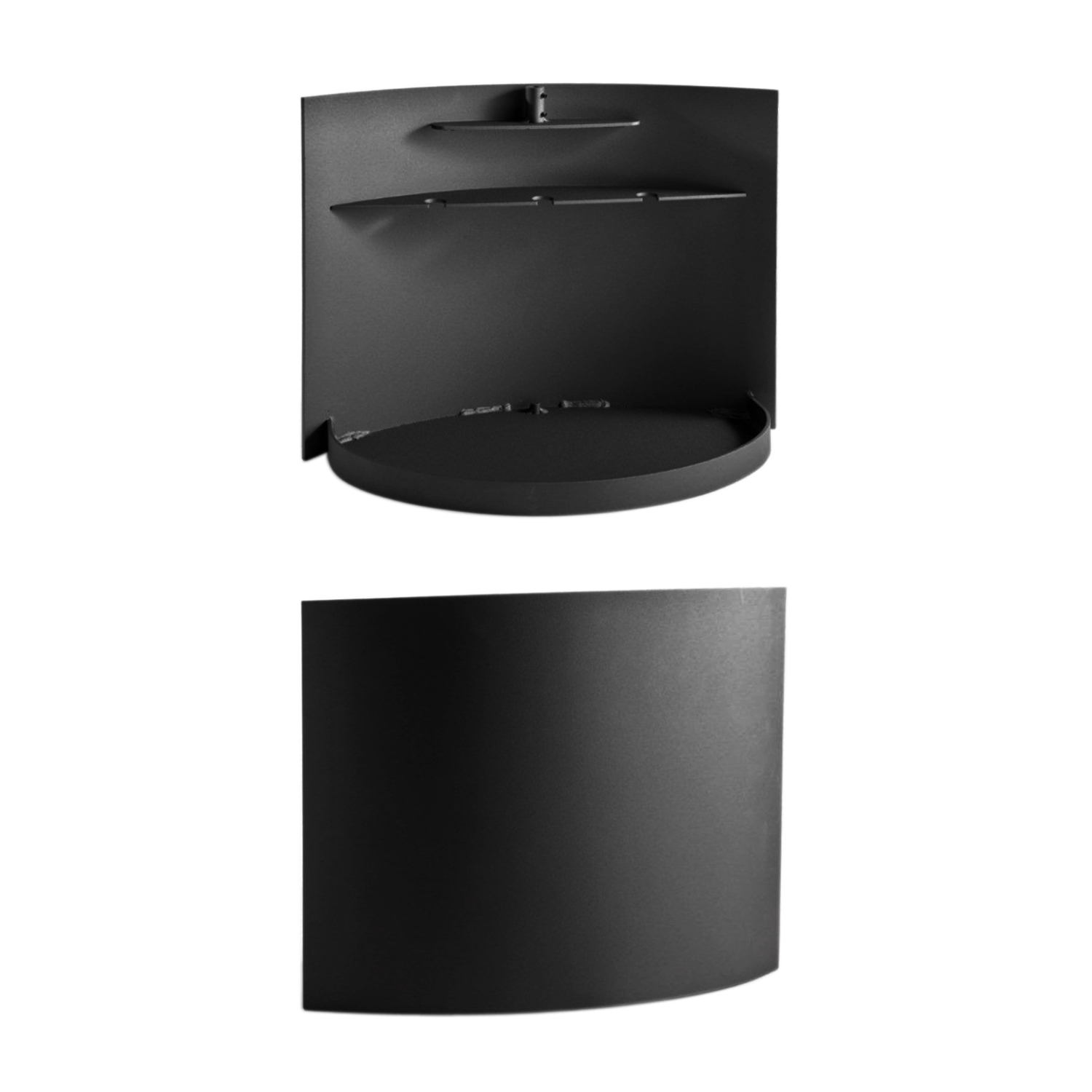 Porte du compartiment range-bûches TermaTech TT20, noir