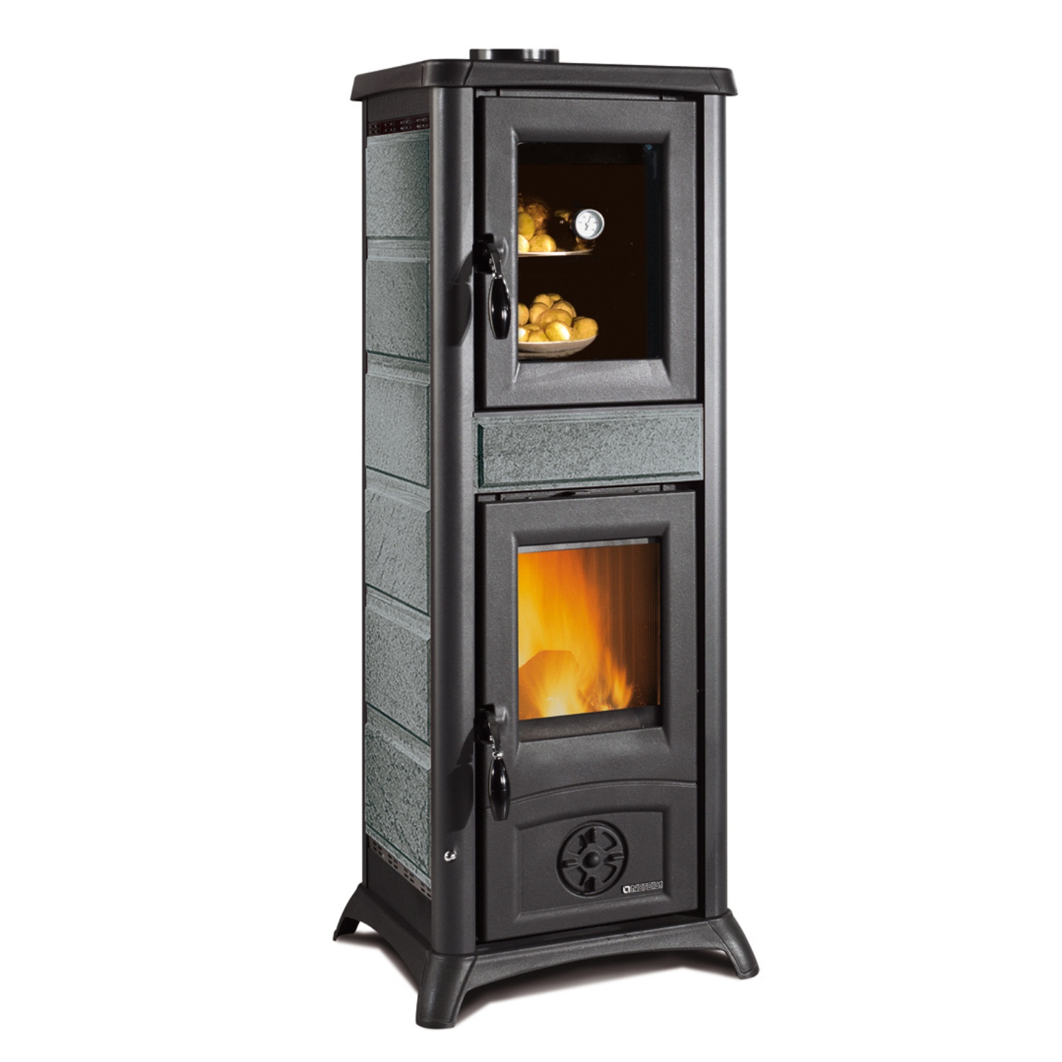 La Nordica Gemma Forno 165 poêle à bois pierre naturelle