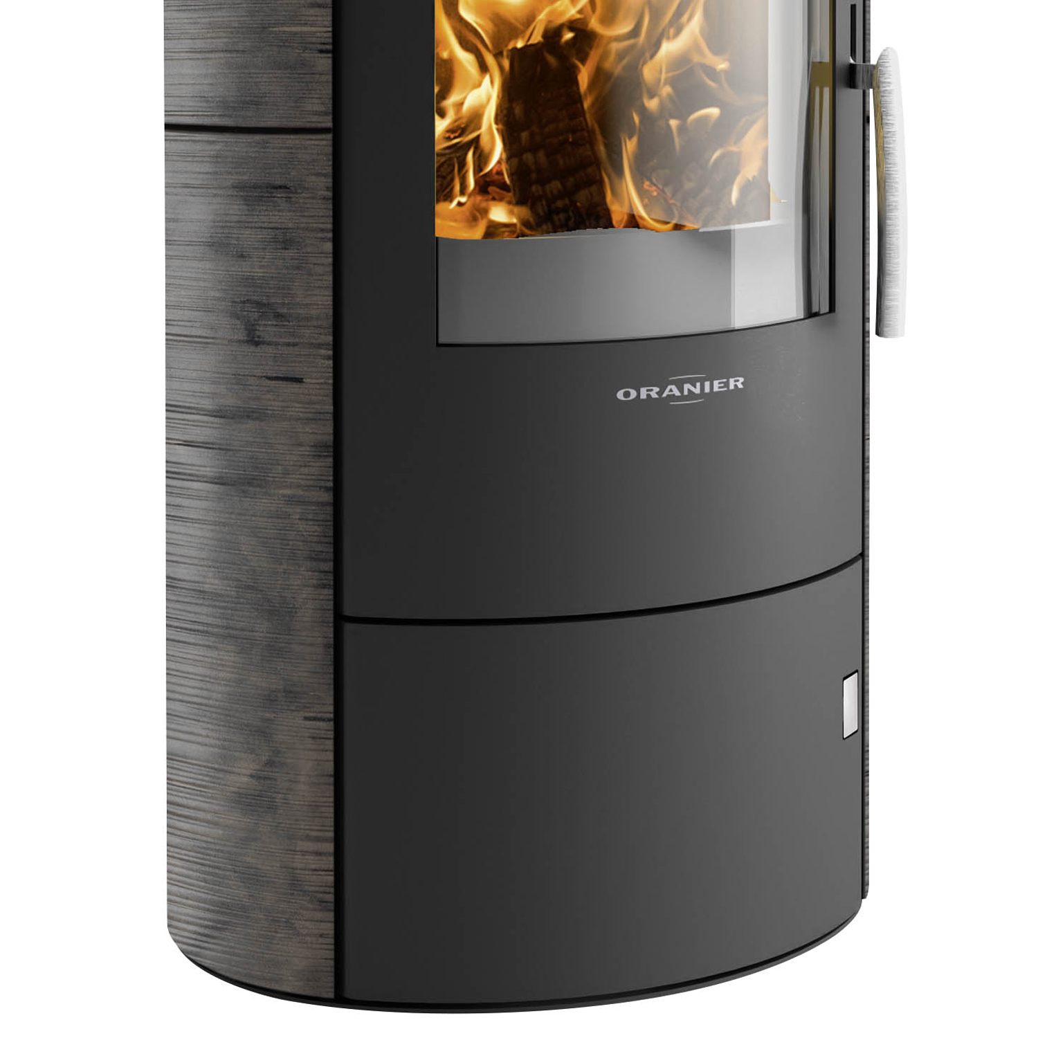 Oranier Polar W+ 2.0 Poêle à bois Acier Noir / Céramique Namib