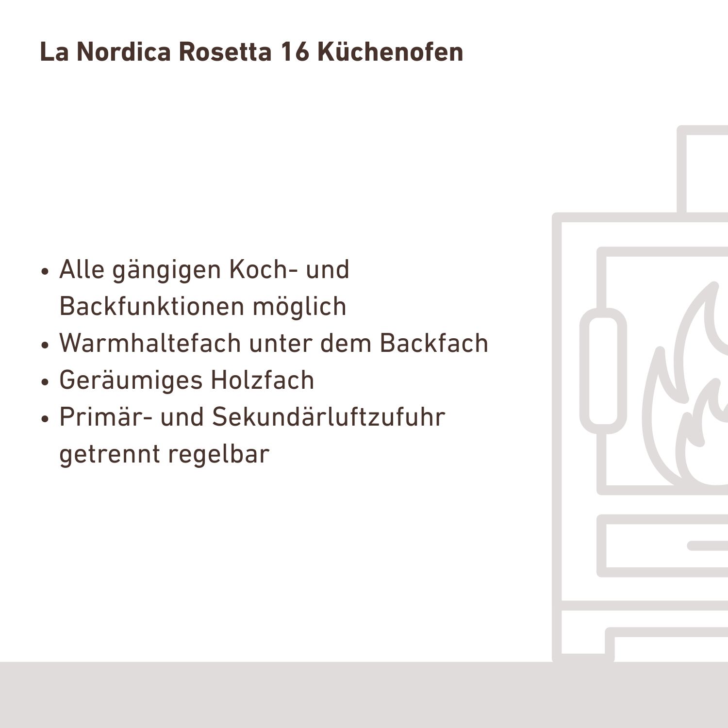 La Nordica Rosetta 16 cuisinière à bois Liberty Panna