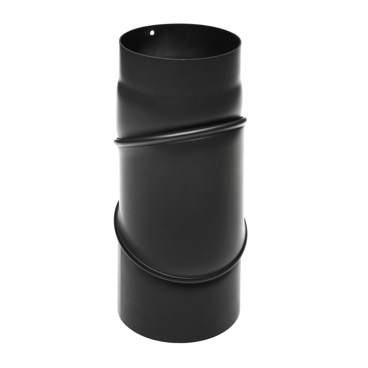 Raik Basic coude de tuyau de fumée 200mm noir 0–90° sans porte pour tuyau de fumée / conduit de fumée