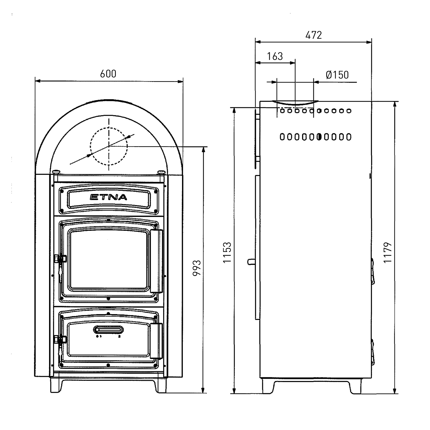Wamsler Etna 10990 poêle d’atelier