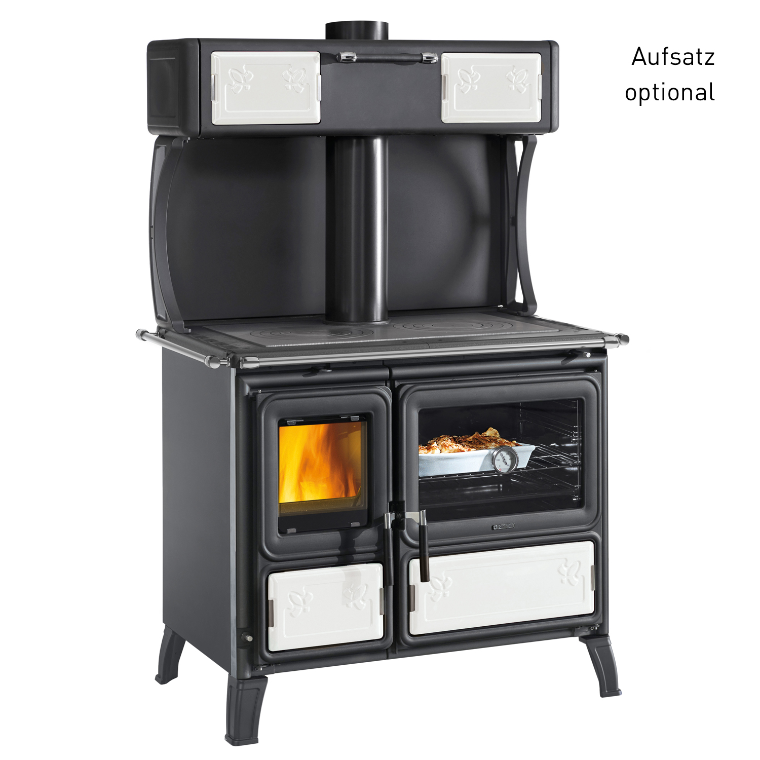 La Nordica Prestige Line Milly Cuisinière à bois Acier Blanc