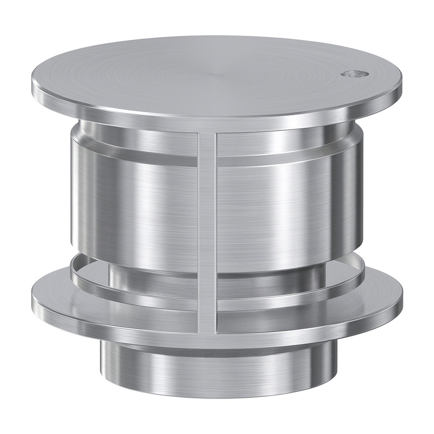 Schiedel ICS chapeau de pluie AntiSplash couvercle rabattable Ø180 mm double paroi brillant