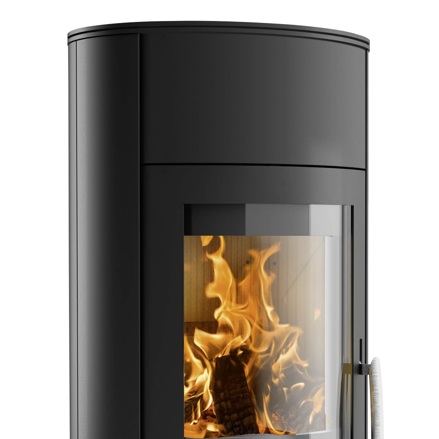 Poêle à bois Oranier Polar W+ 2.0 en acier noir