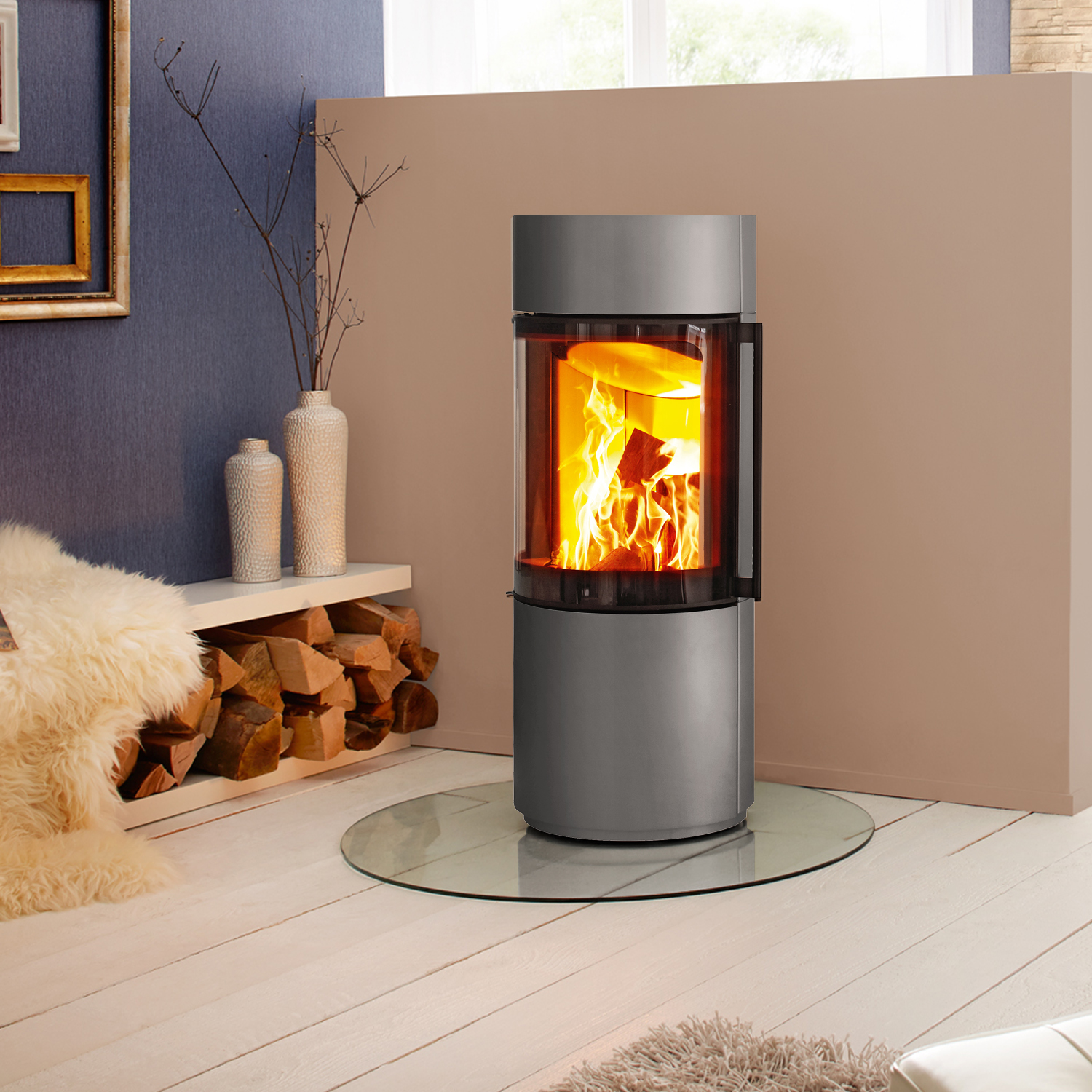 Spartherm Passo XS Poêle à bois Titane