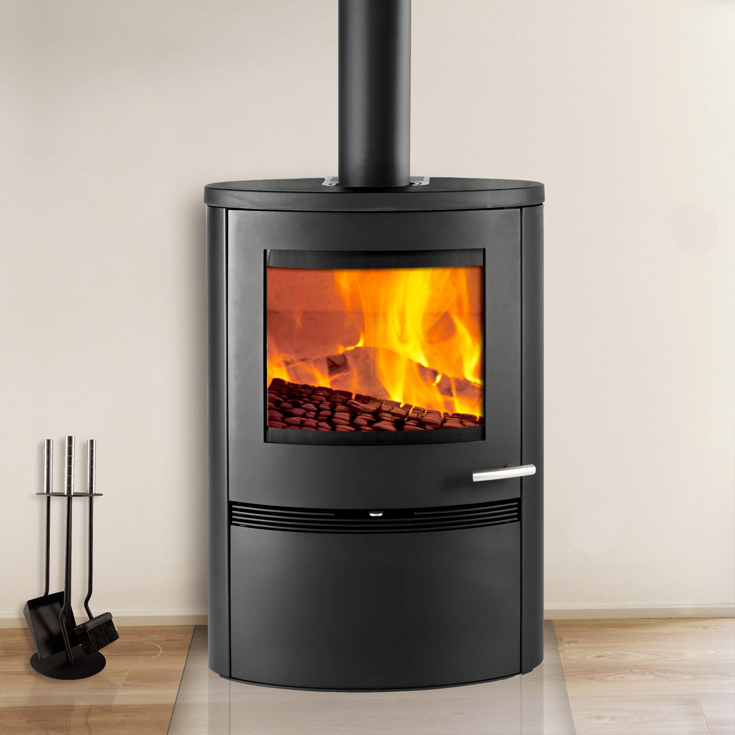 Poêle à bois TermaTech TT22H Noir