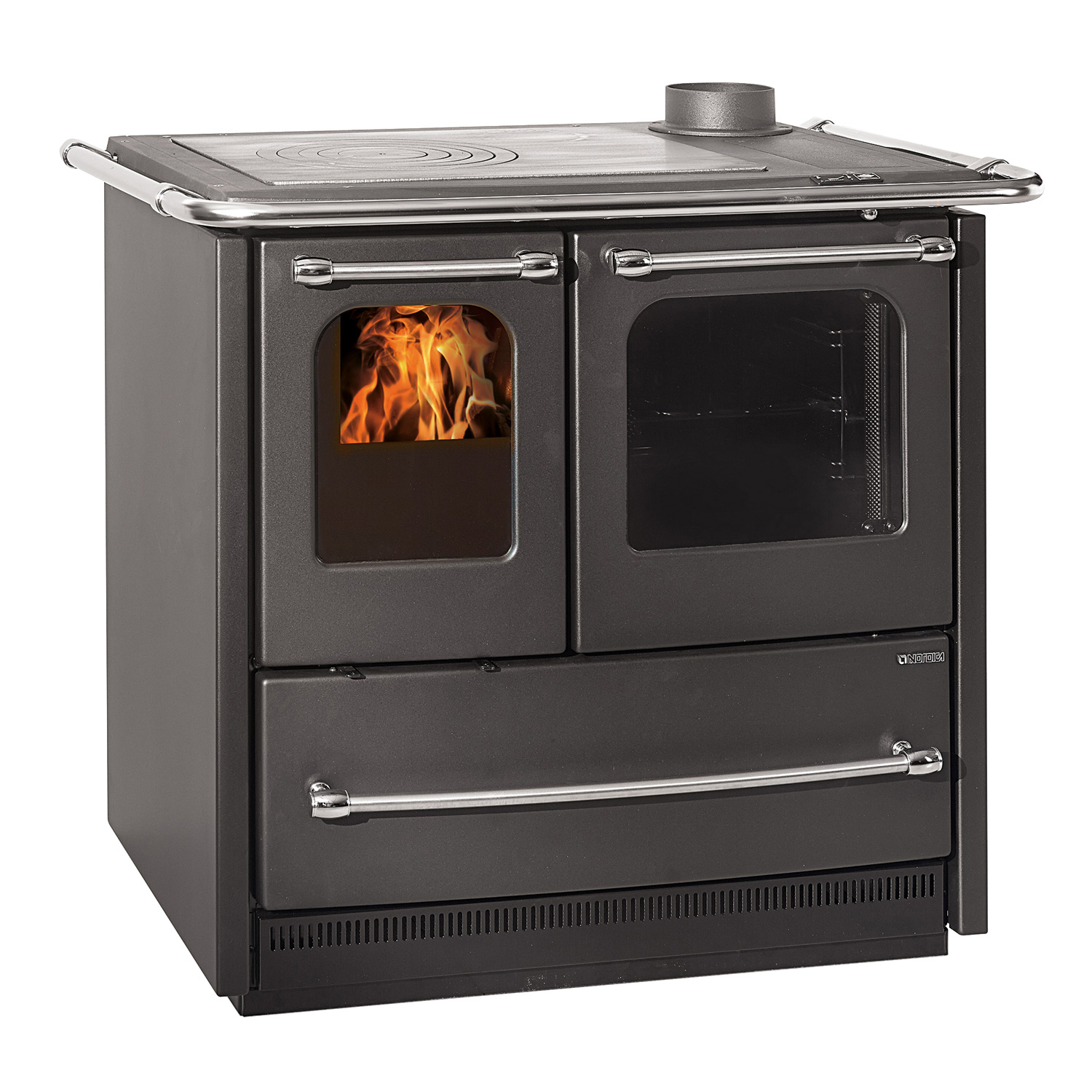 La Nordica Sovrana Easy Evo 2.0 Cuisinière en acier noir