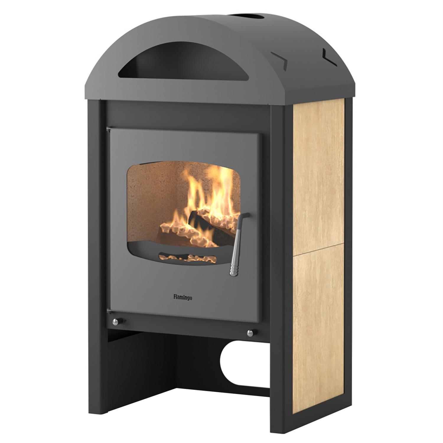 HS Flamingo MELAND Poêle à bois Maple