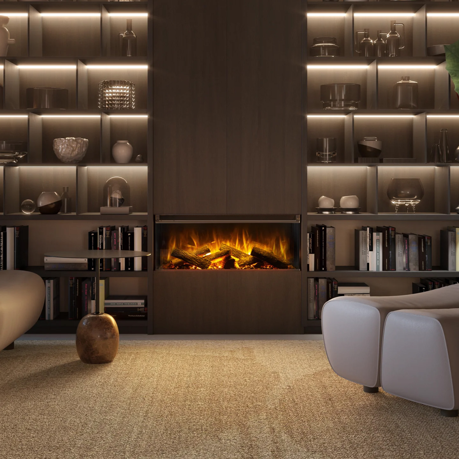 La Nordica Lumen 870 Cheminée électrique LED anthracite