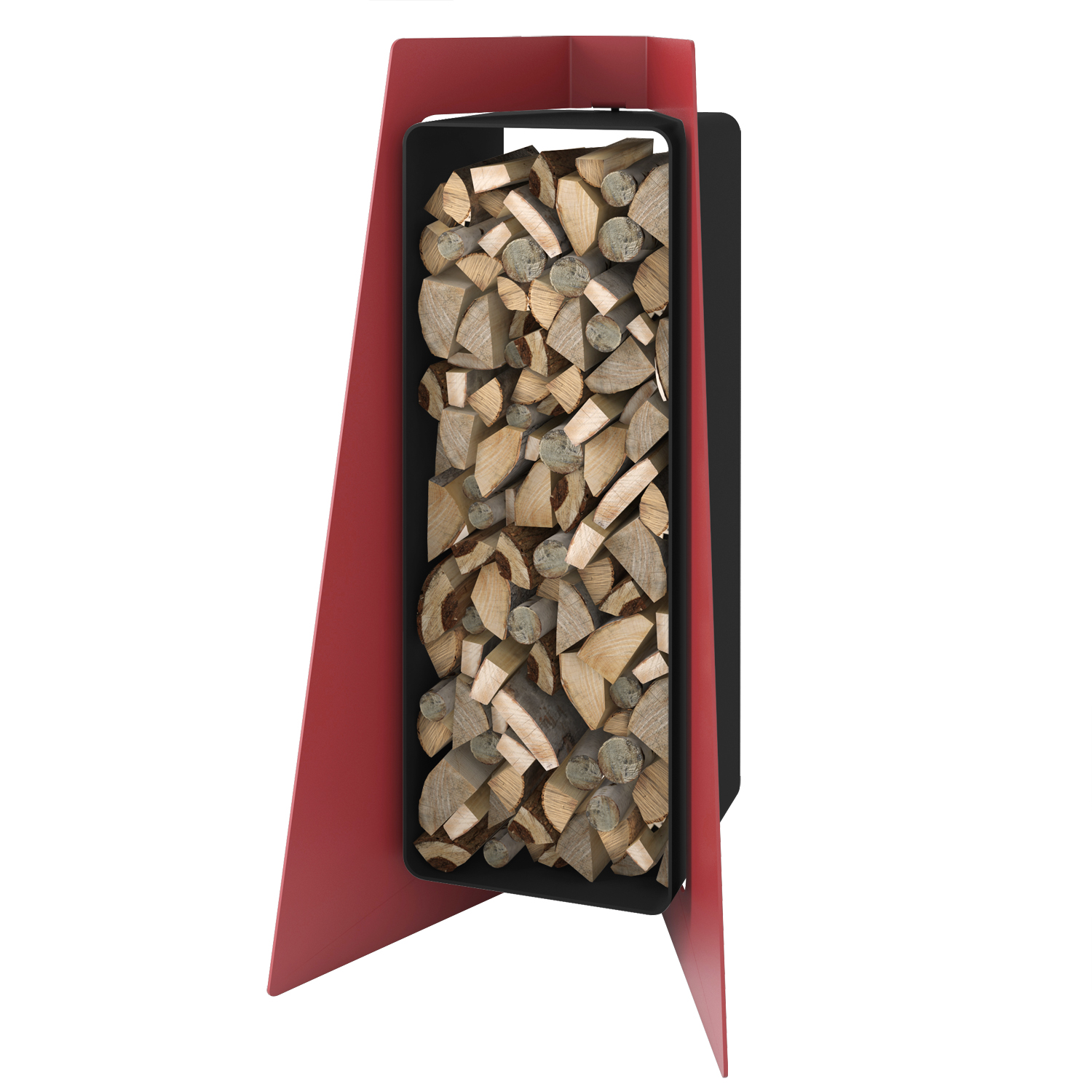 HS Flamingo Deluxe 3 Étagère en bois Rouge