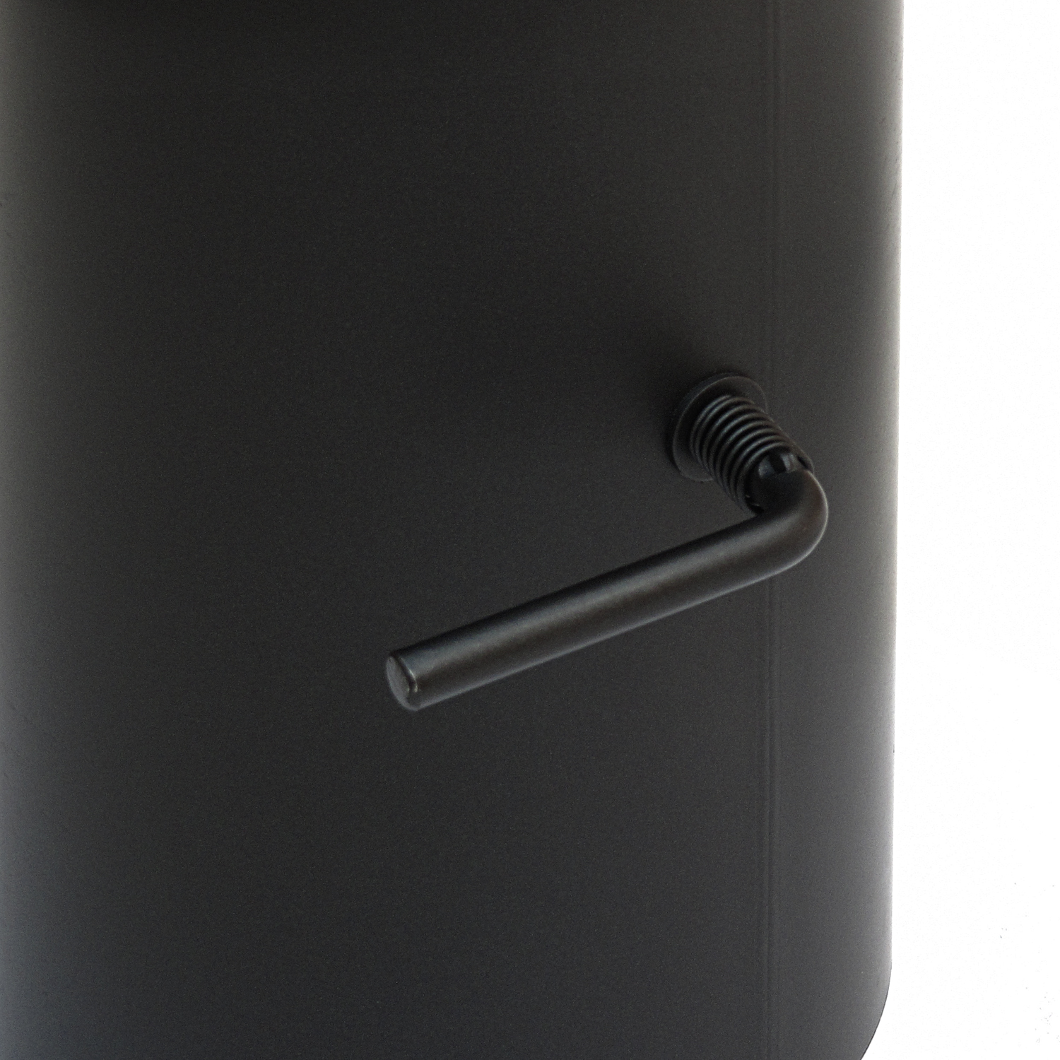 Raik Basic régulation de tirage 120mm noir L: 250mm pour tuyau de fumée / conduit de fumée