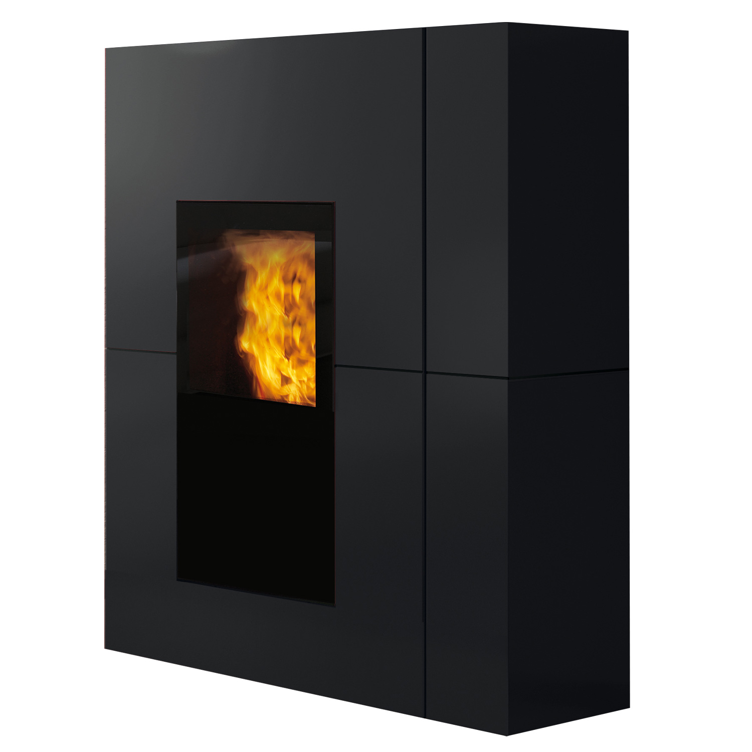 Edilkamin Blade H19 poêle à granulés bouilleur acier noir incl. kit R-FX