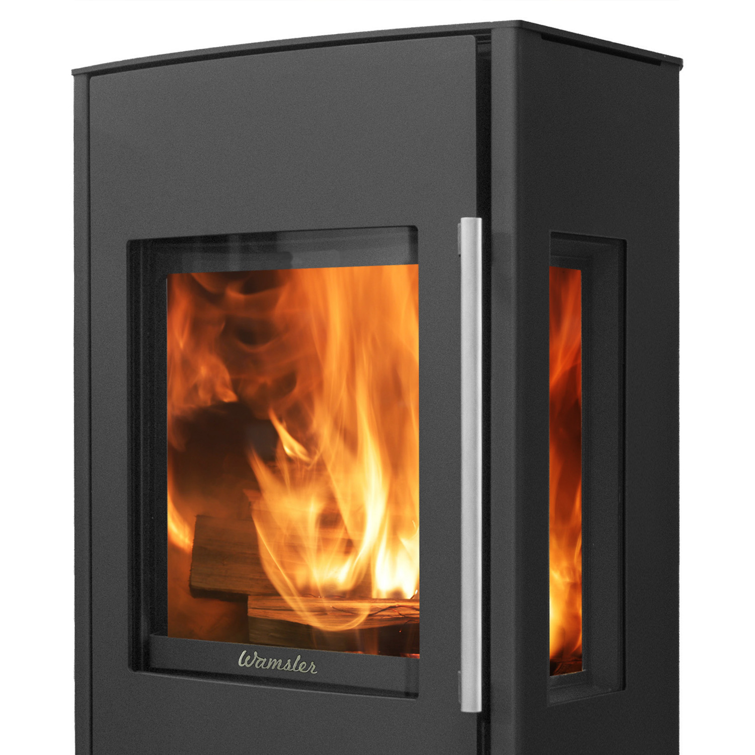 Wamsler Pylon 3G poêle à bois en acier noir
