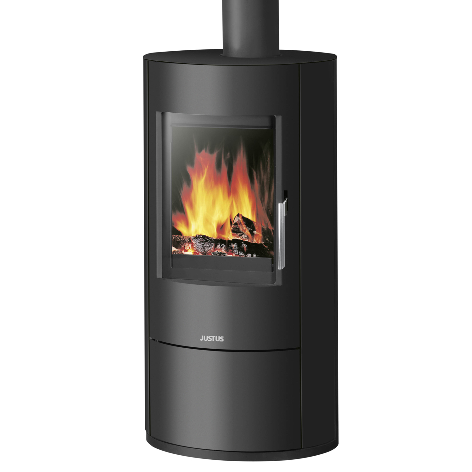 Justus Austin 5 II Poêle à bois Acier Noir