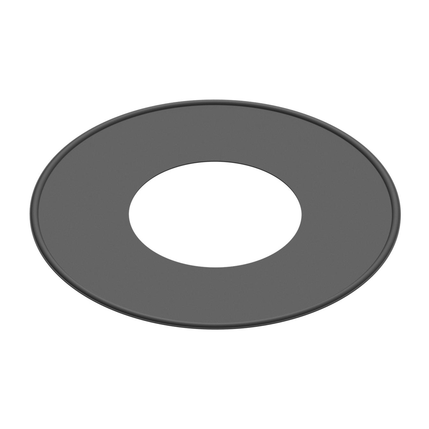 Raik Lifestyle rosace 150mm grise avec joint pour tuyau de fumée / conduit de fumée