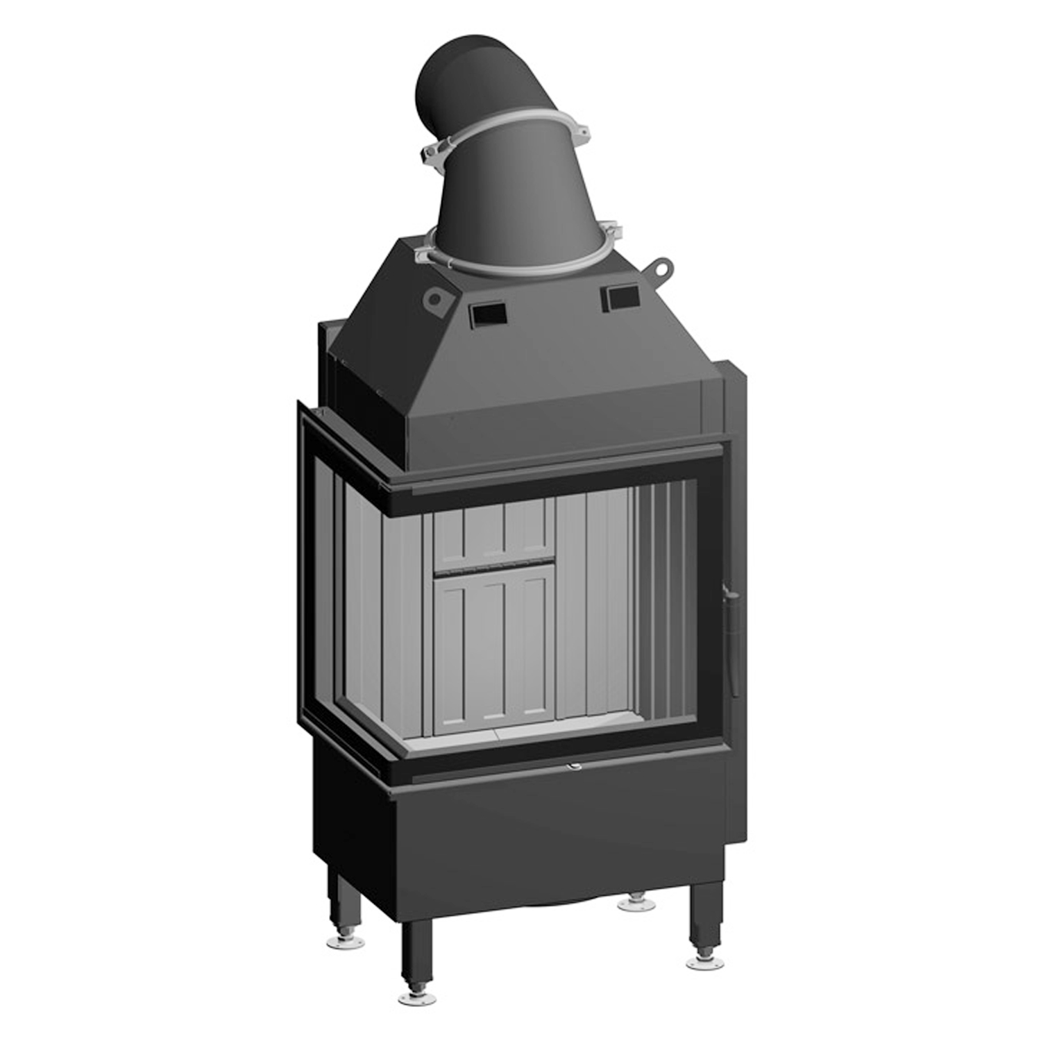 Spartherm Varia 2L-55 insert de cheminée d'angle Spartherm Varia 2L-55 insert de cheminée d'angle