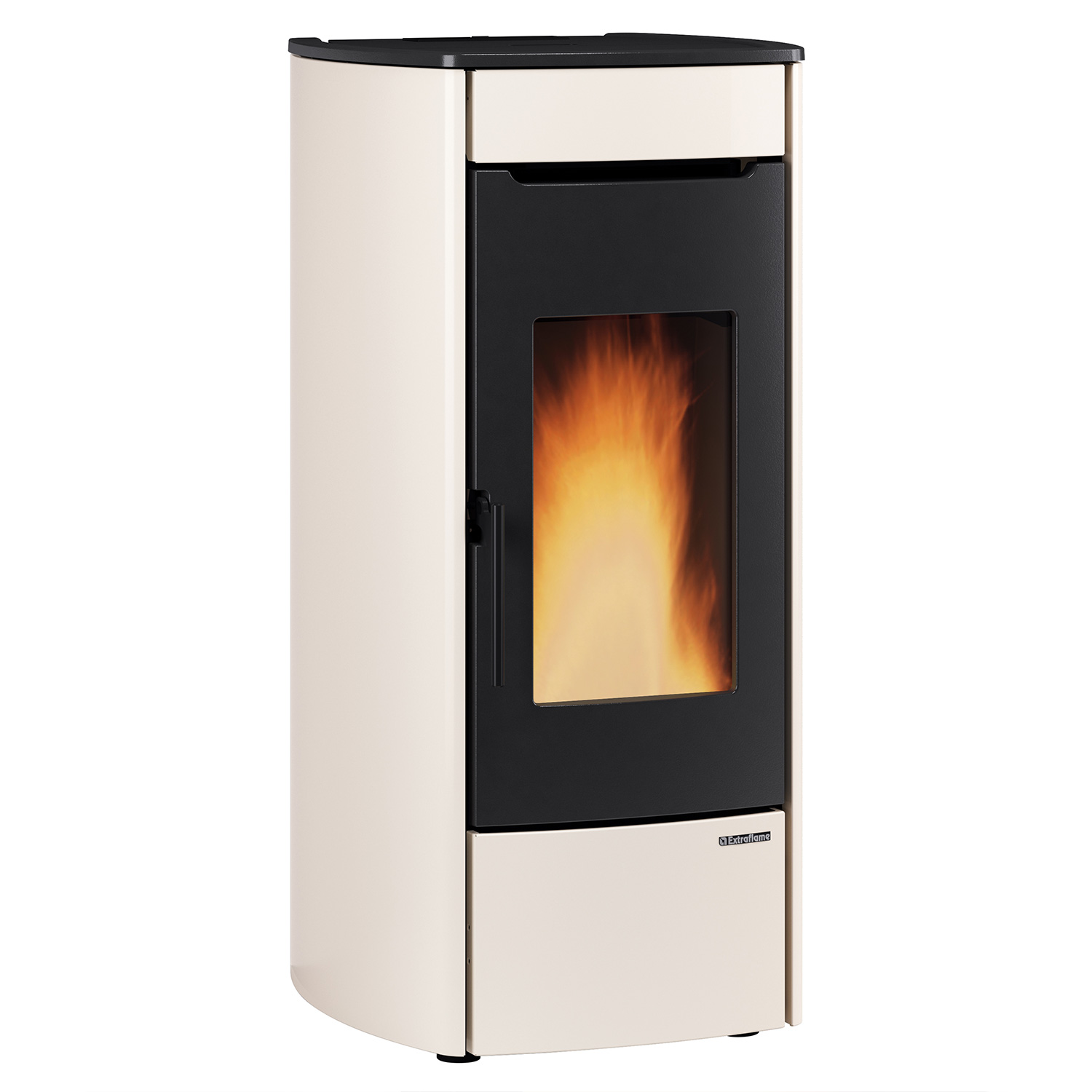 Extraflame Marina Idro H13 poêle à granulés bouilleur acier ivoire