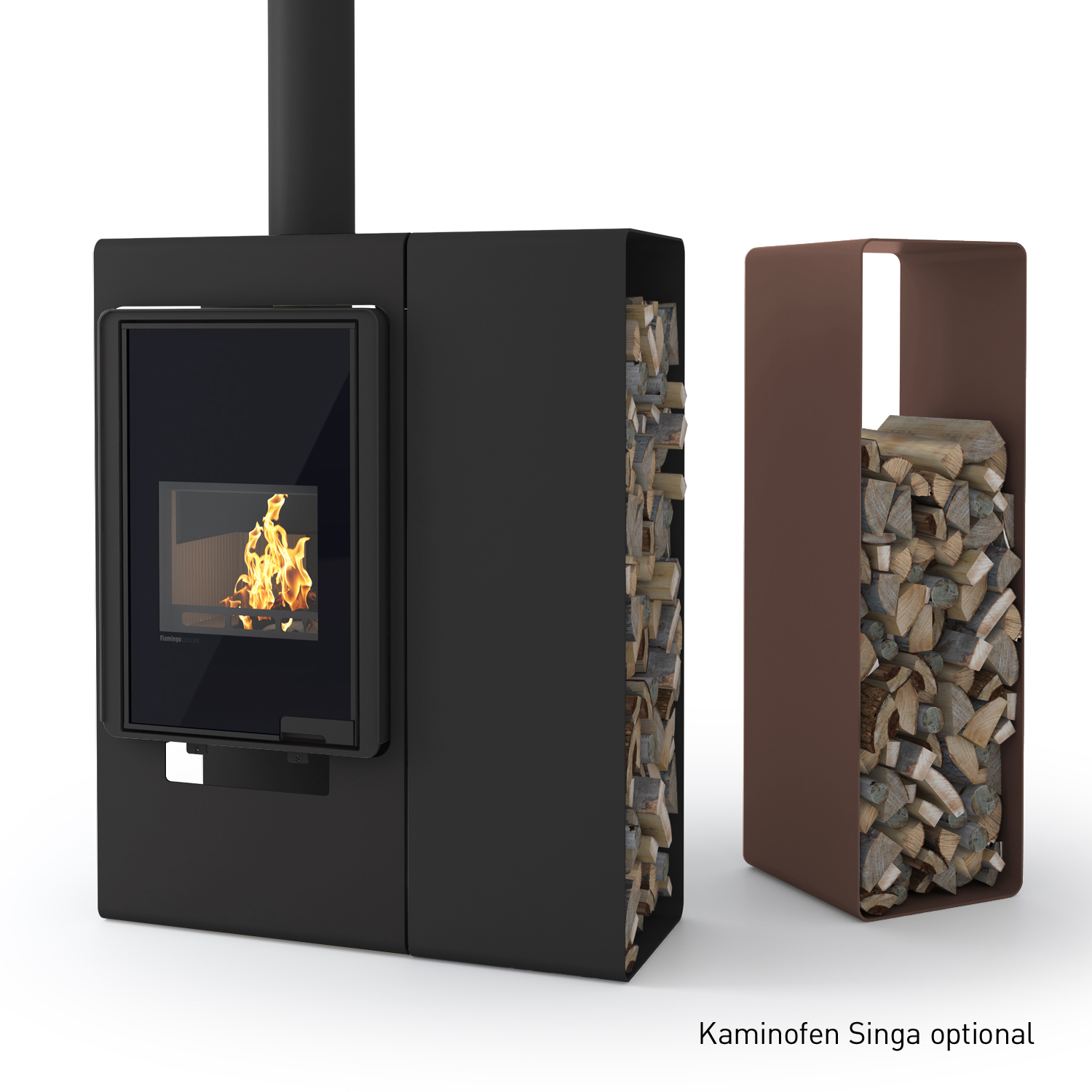 HS Flamingo Deluxe 2 Étagère en bois Marron