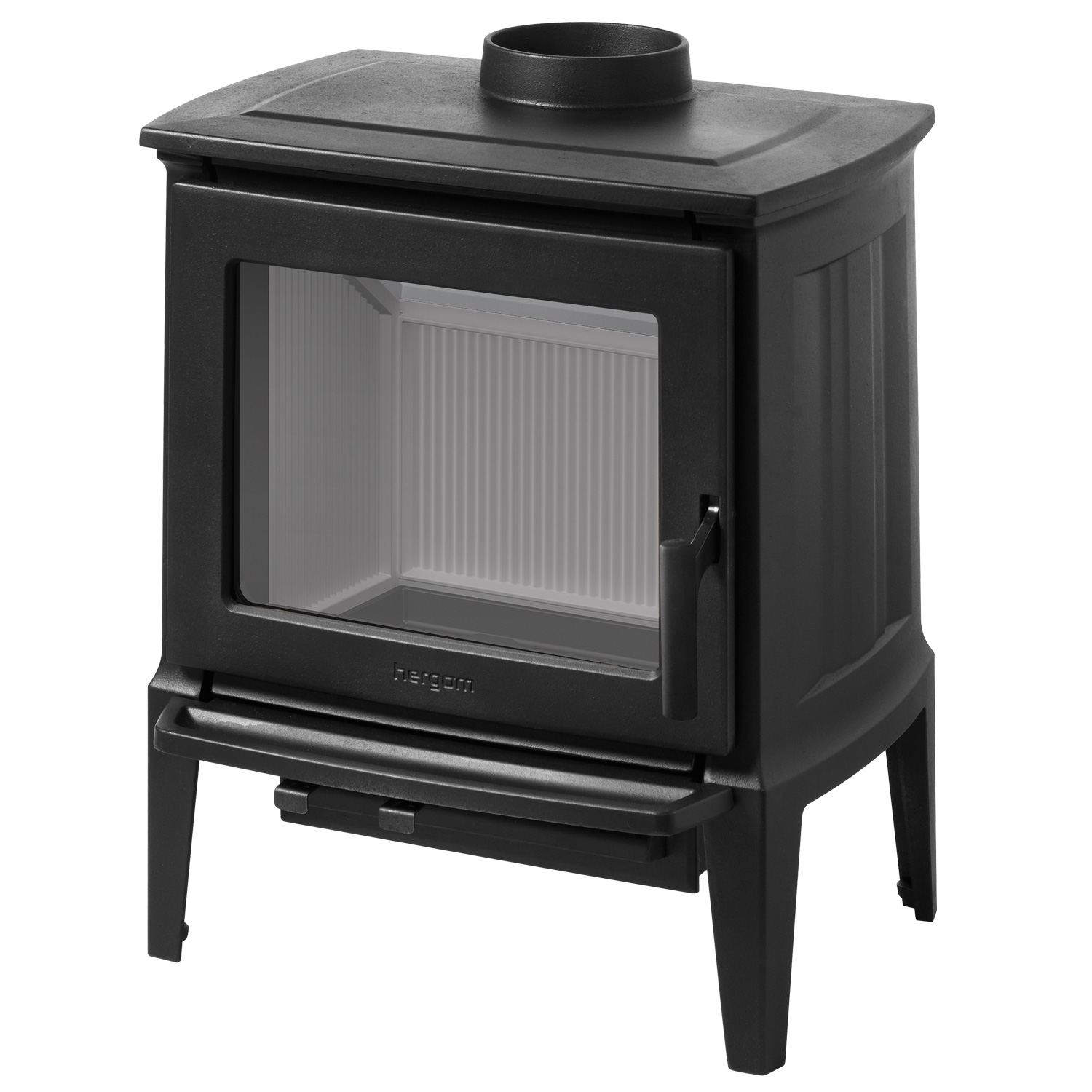 Poêle à bois Hergom E30 S en fonte noire