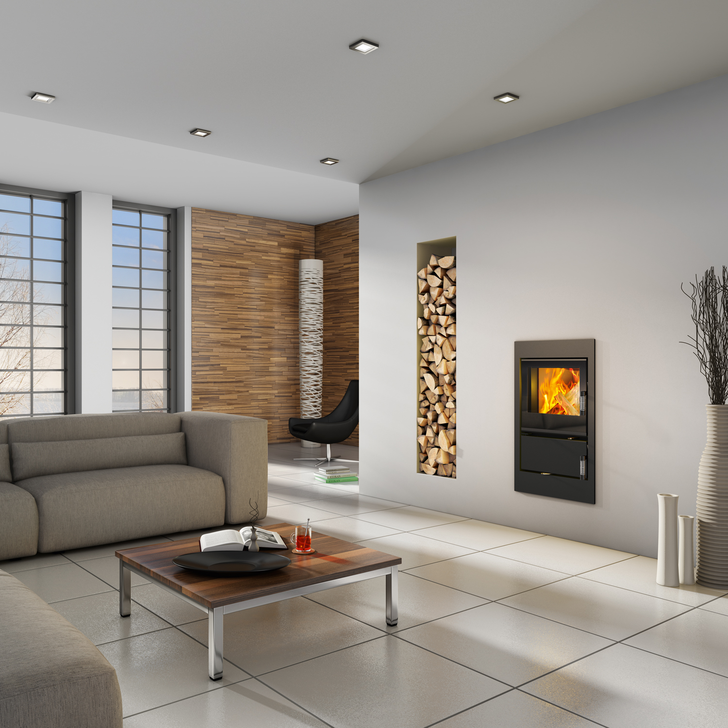 Spartherm Renova C-44 Insert de cheminée gauche
