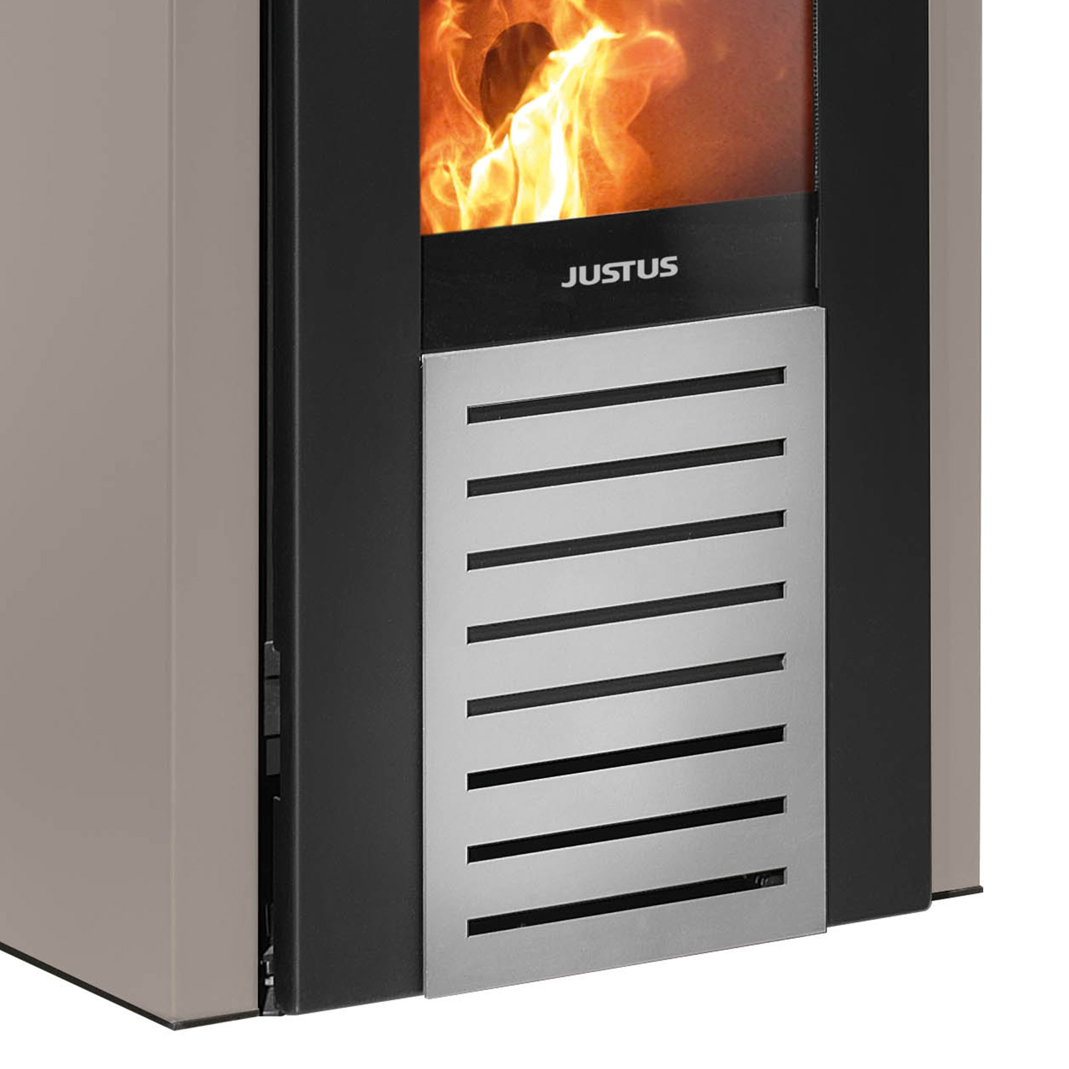Justus Sirkos 2.0 poêle à granulés acier taupe
