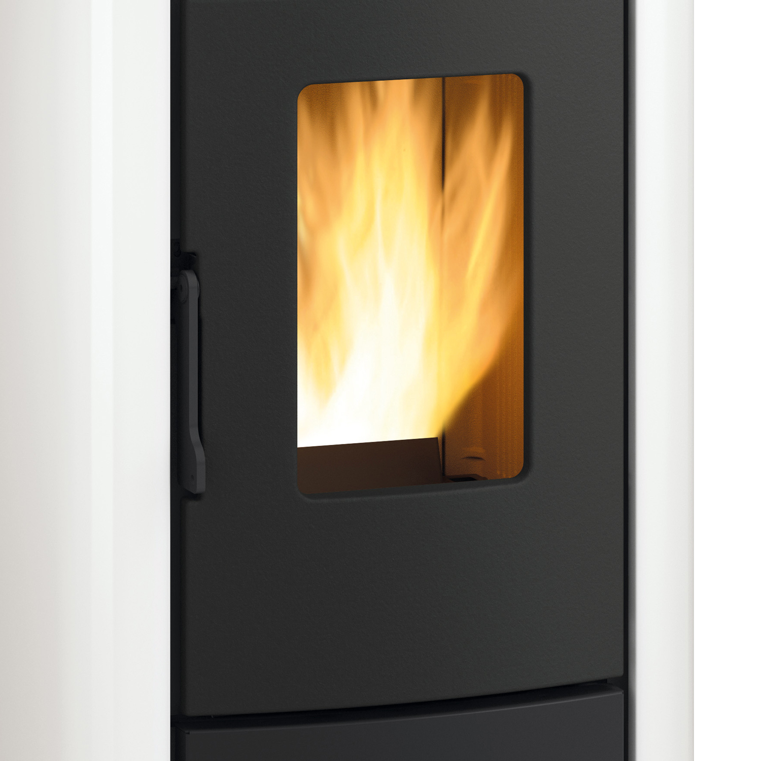 Extraflame Evolution Line Angela EVO poêle à granulés acier blanc