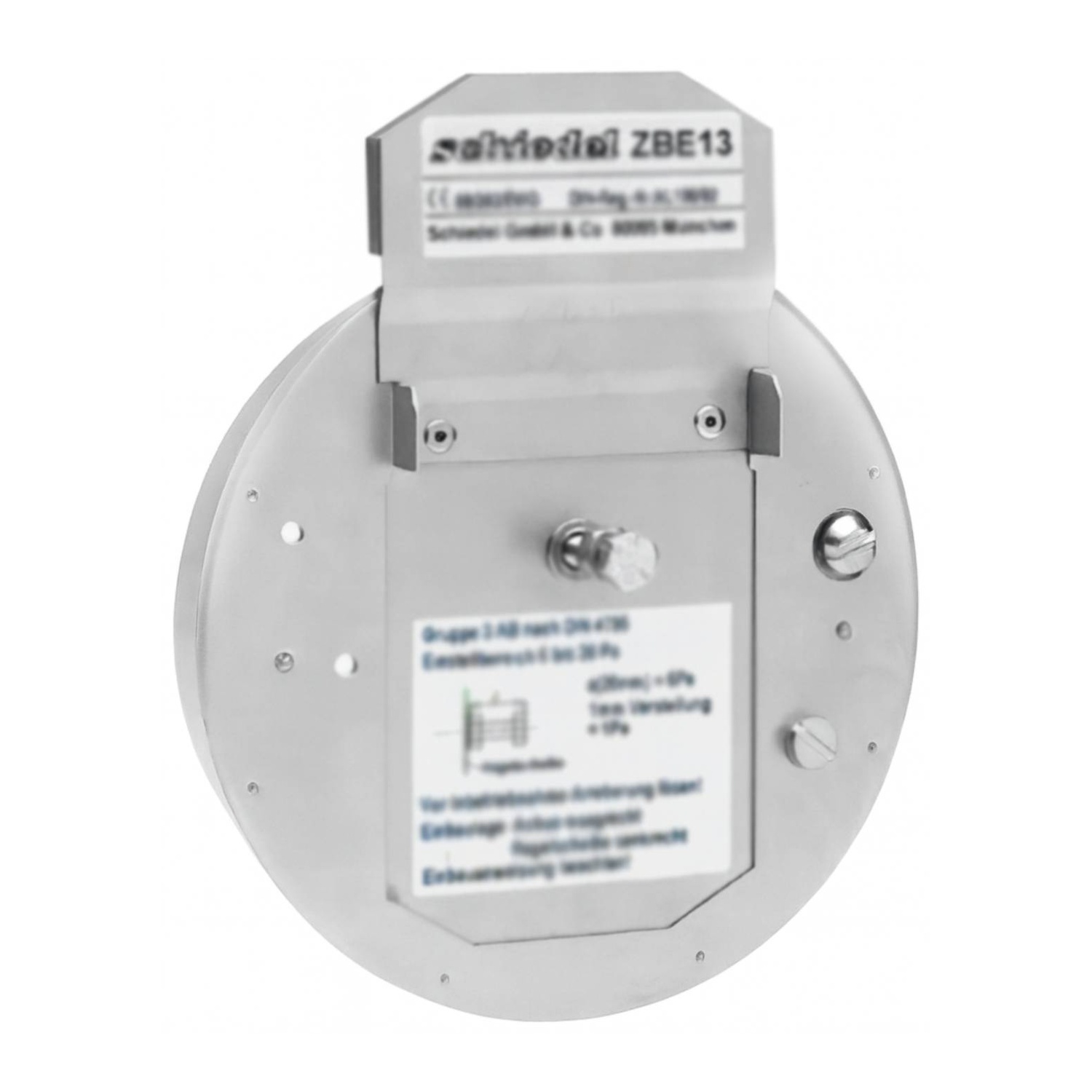 Schiedel limiteur de tirage Ø130 mm avec clapet anti-explosion