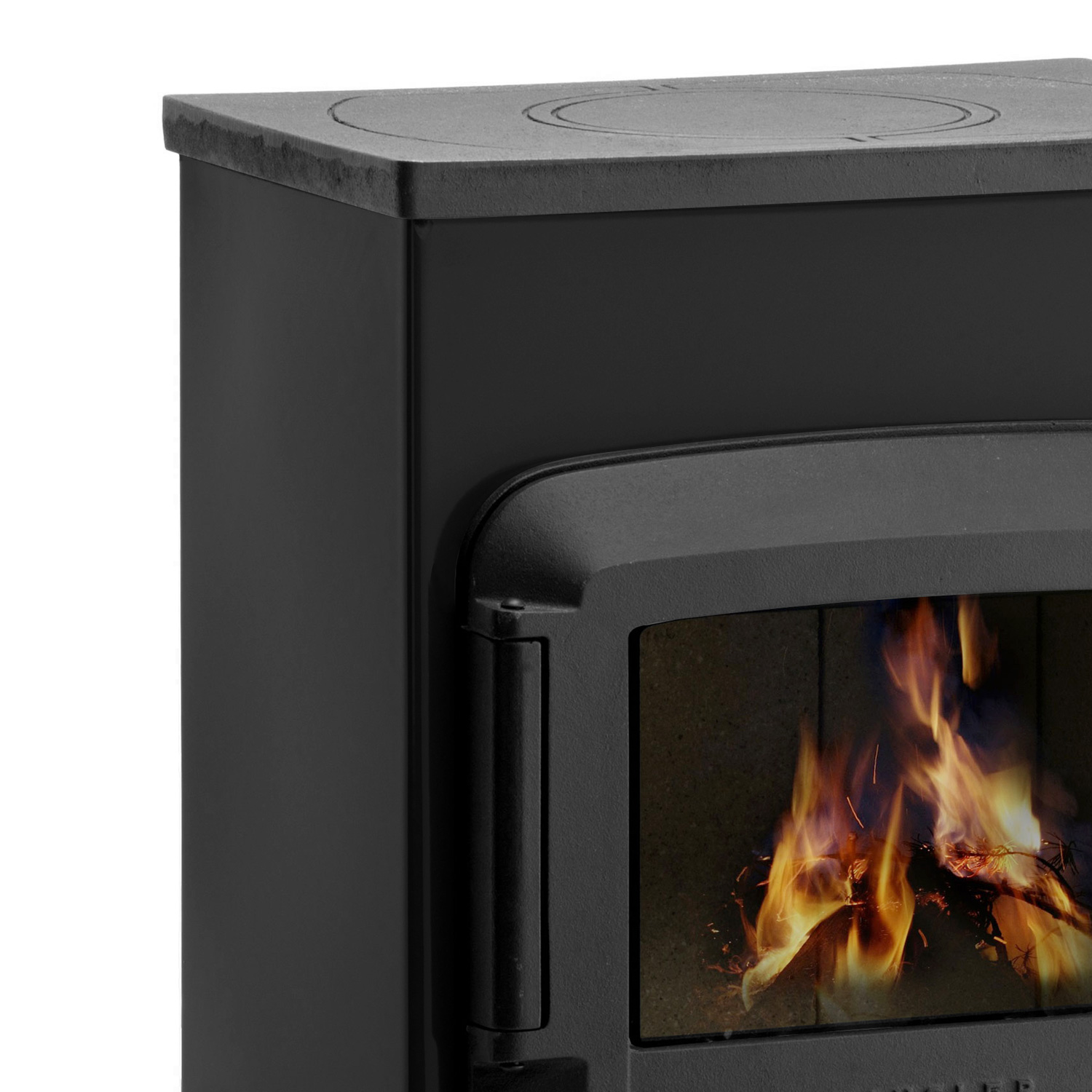 Wamsler RH-8 A/D Poêle d'atelier Acier Noir / Automatique à combustion continue